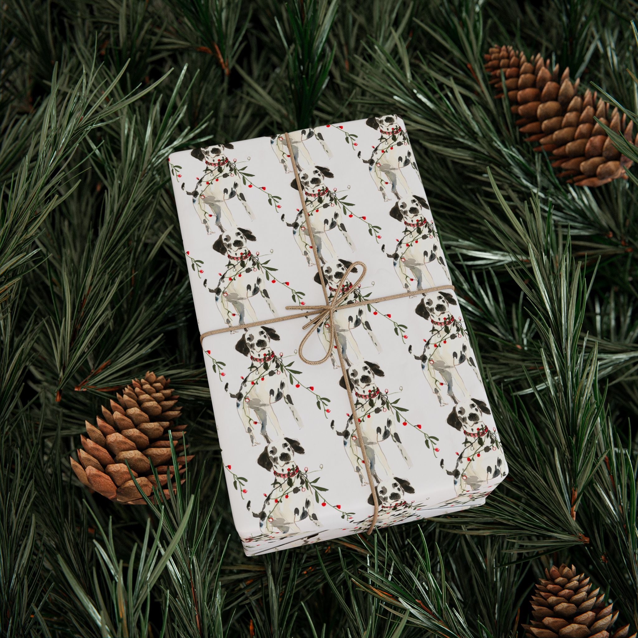 Dalmatian Holiday Wrap