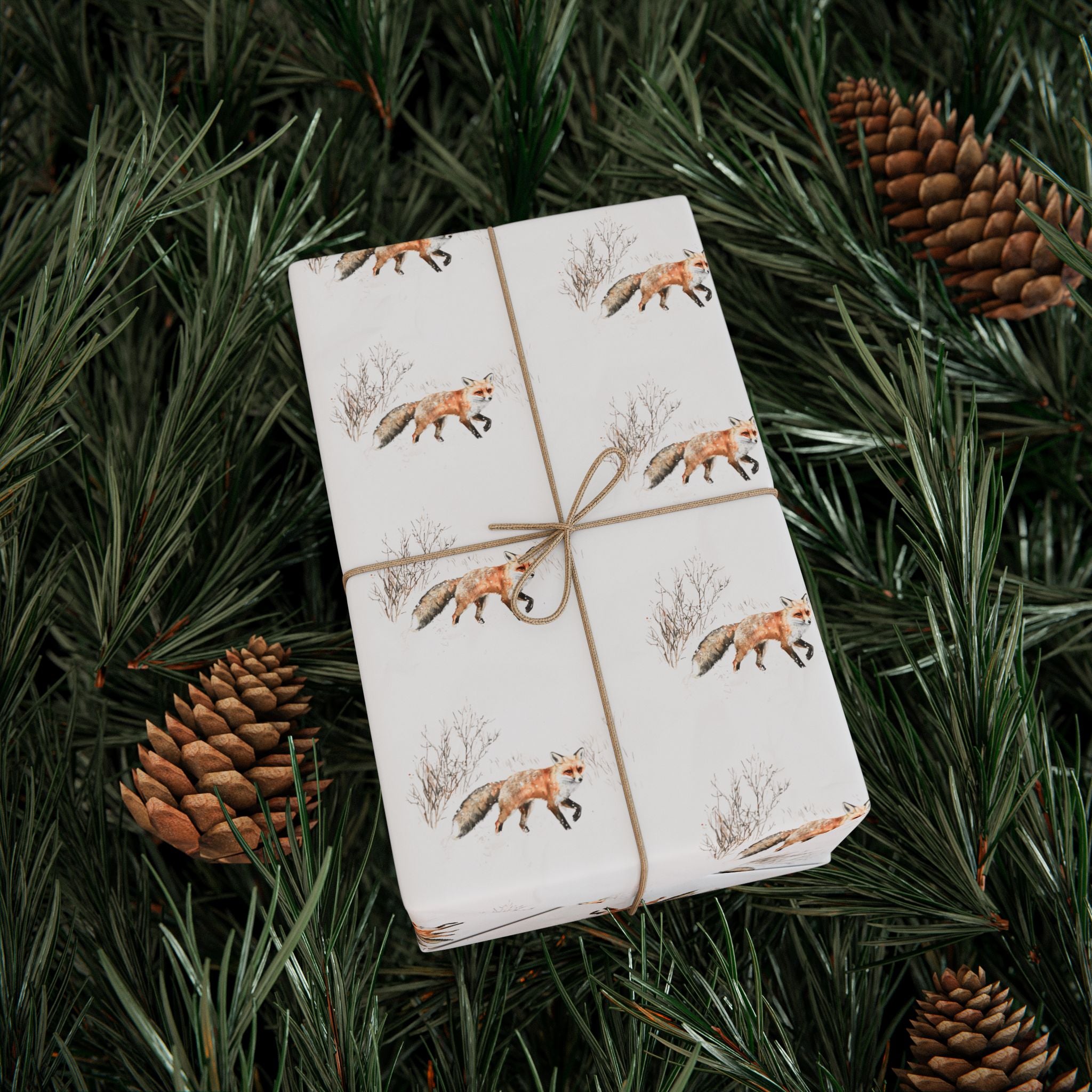 Winter Fox Holiday Wrap