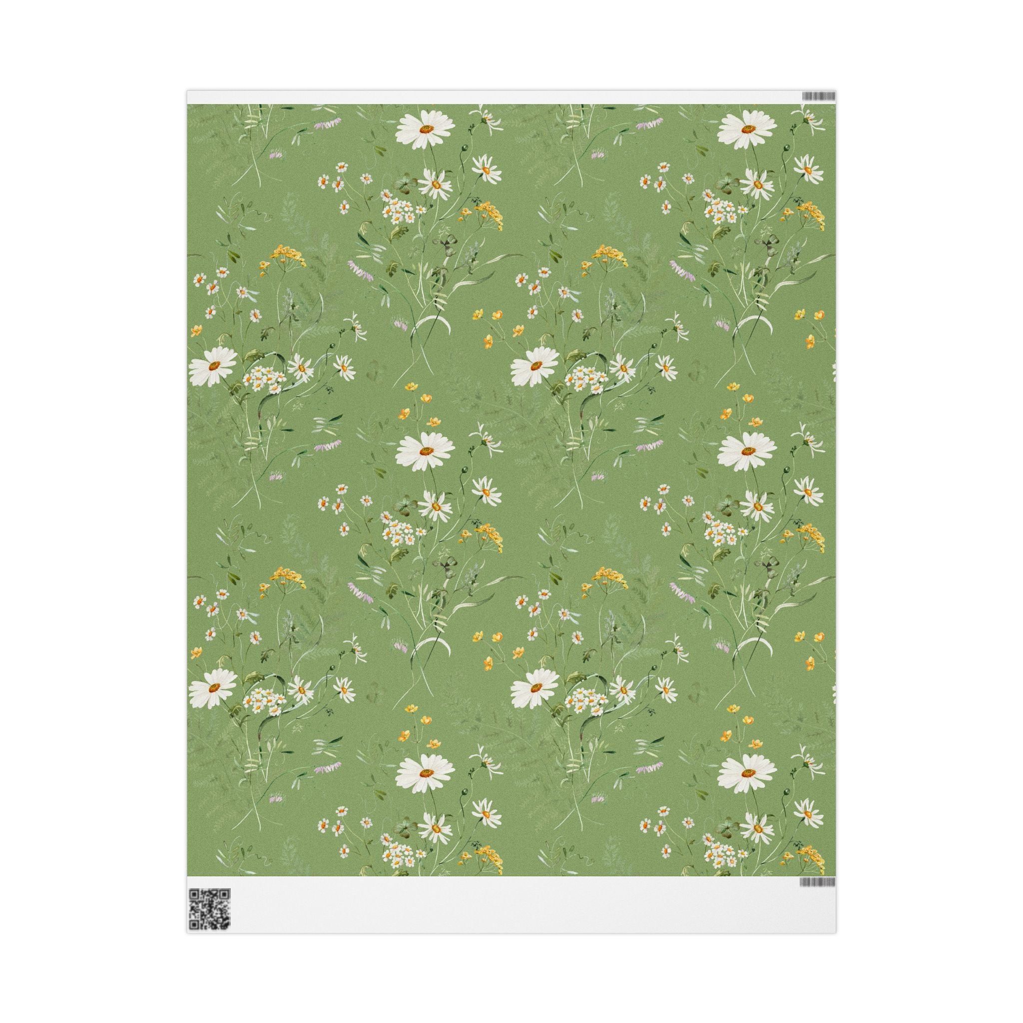 Green Floral Wrap