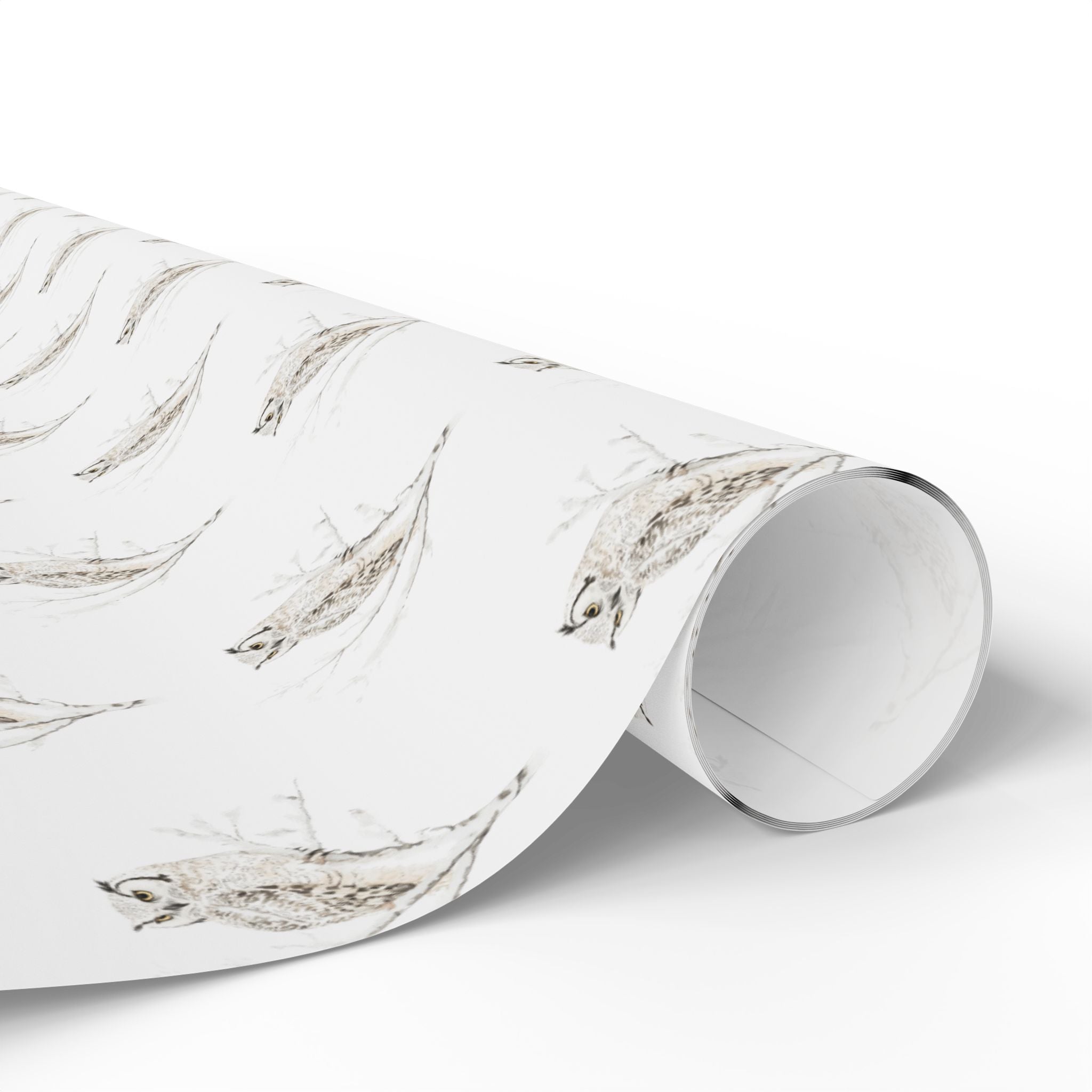 Snowy Owl Holiday Wrap