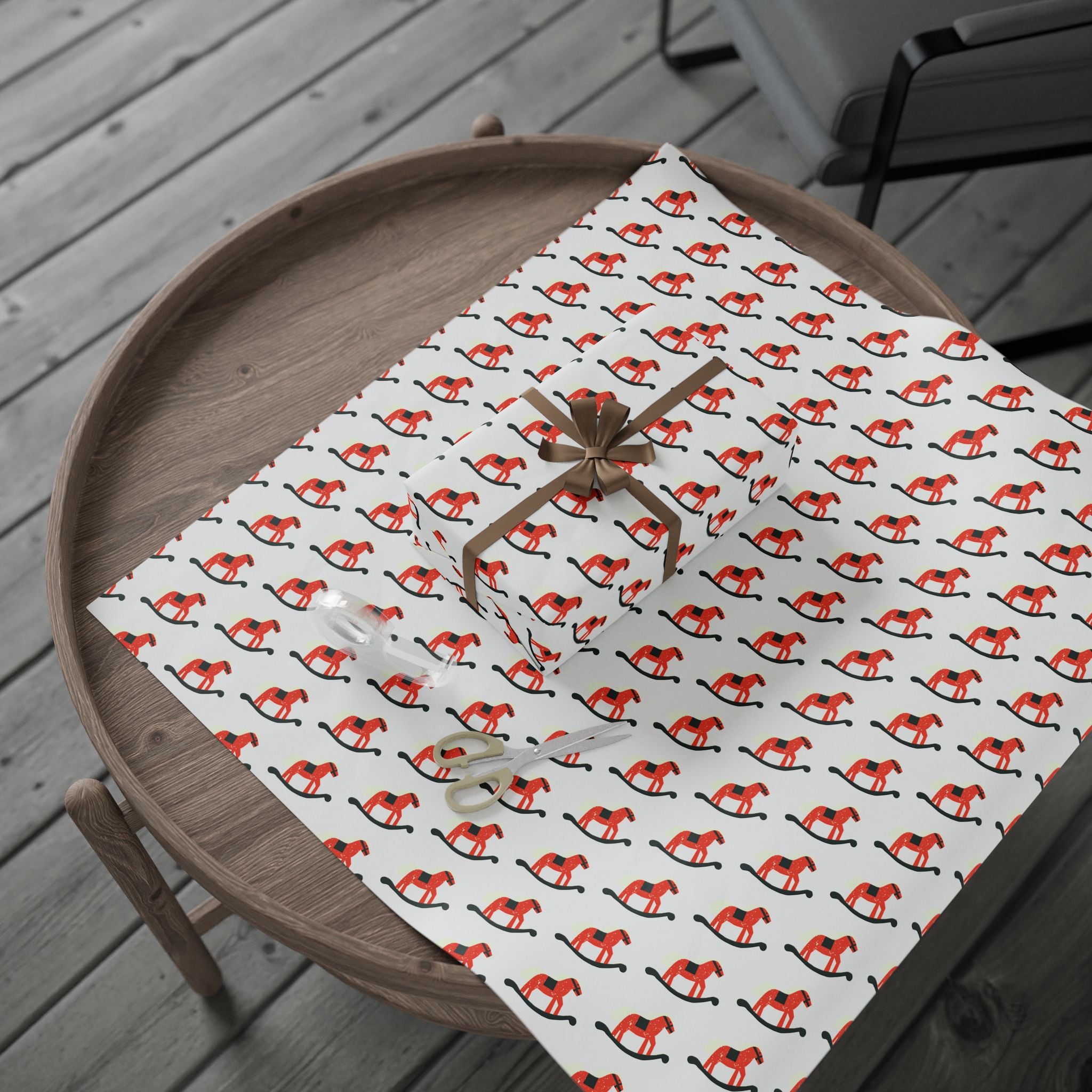 Rocking Horse Holiday Wrap