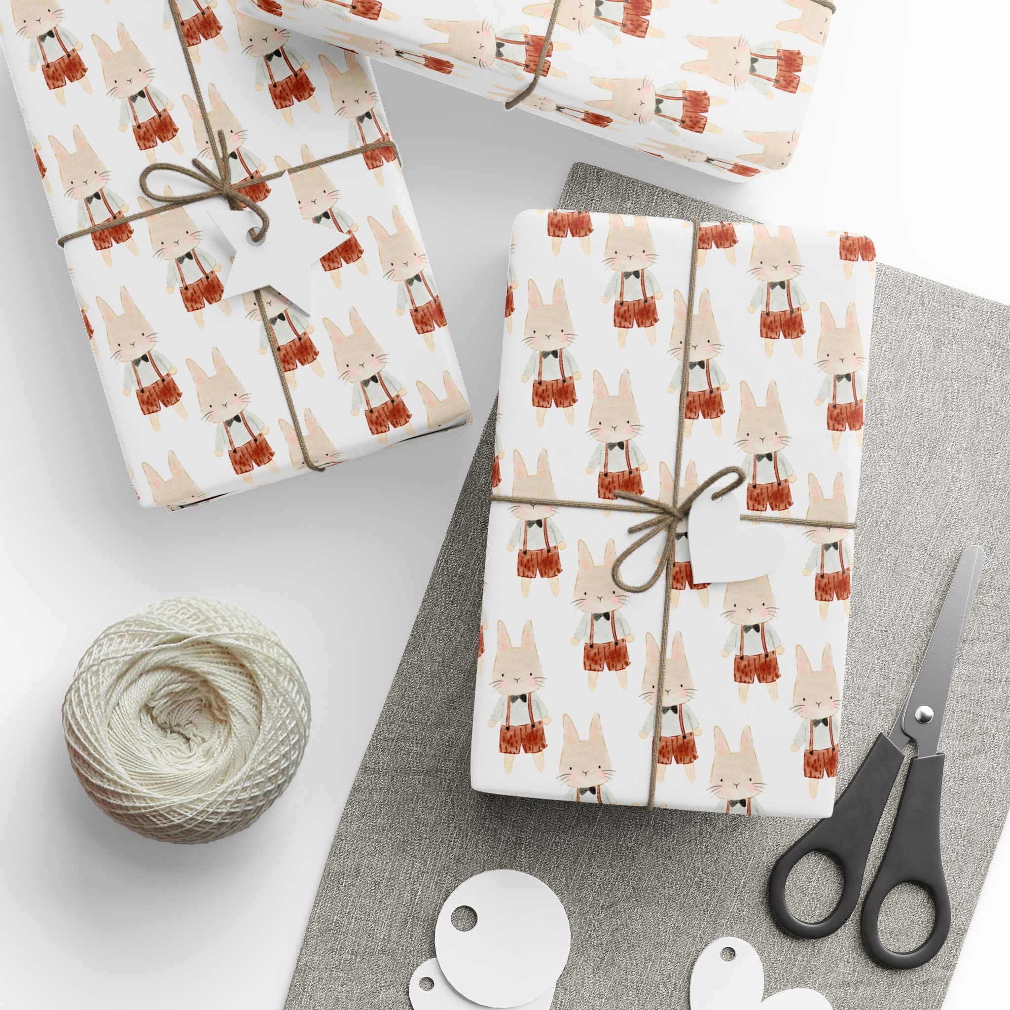 Bunny in a Suspenders Wrap