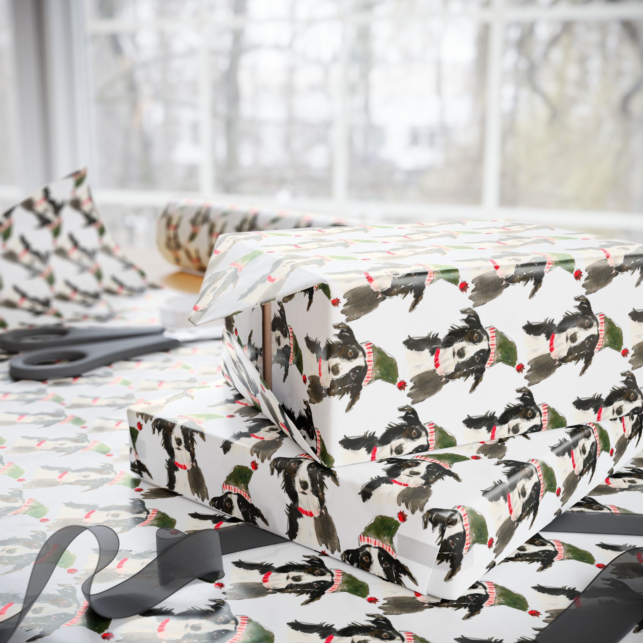 Australian Shepard Holiday Wrap