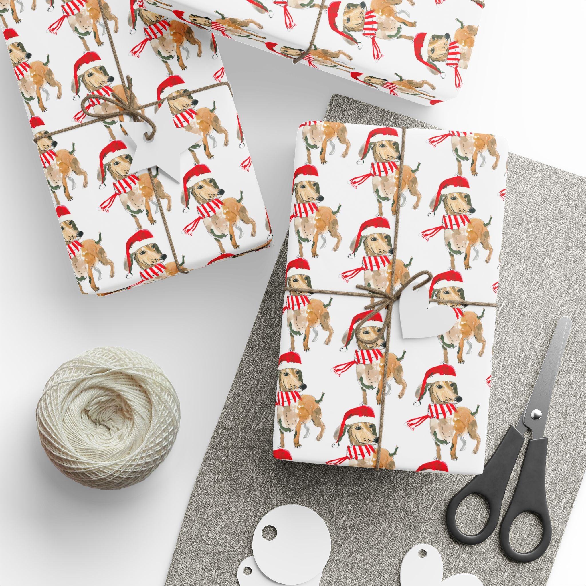 Dachshund Holiday Wrap