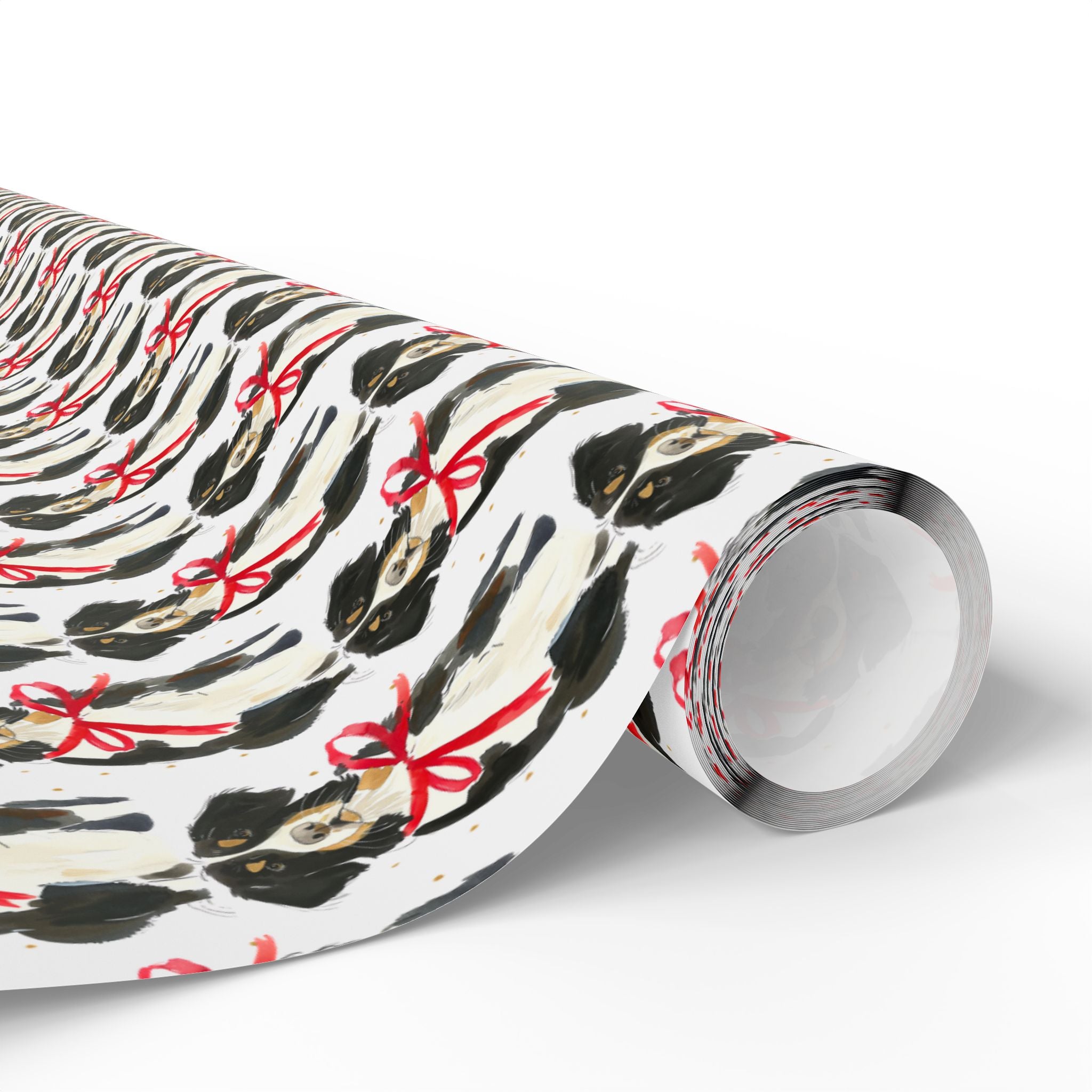 Bernese Mountain Dog Holiday Wrap