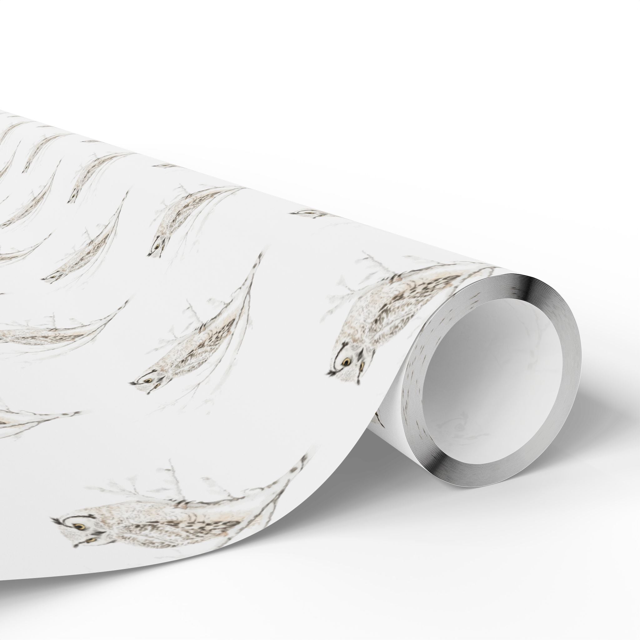 Snowy Owl Holiday Wrap