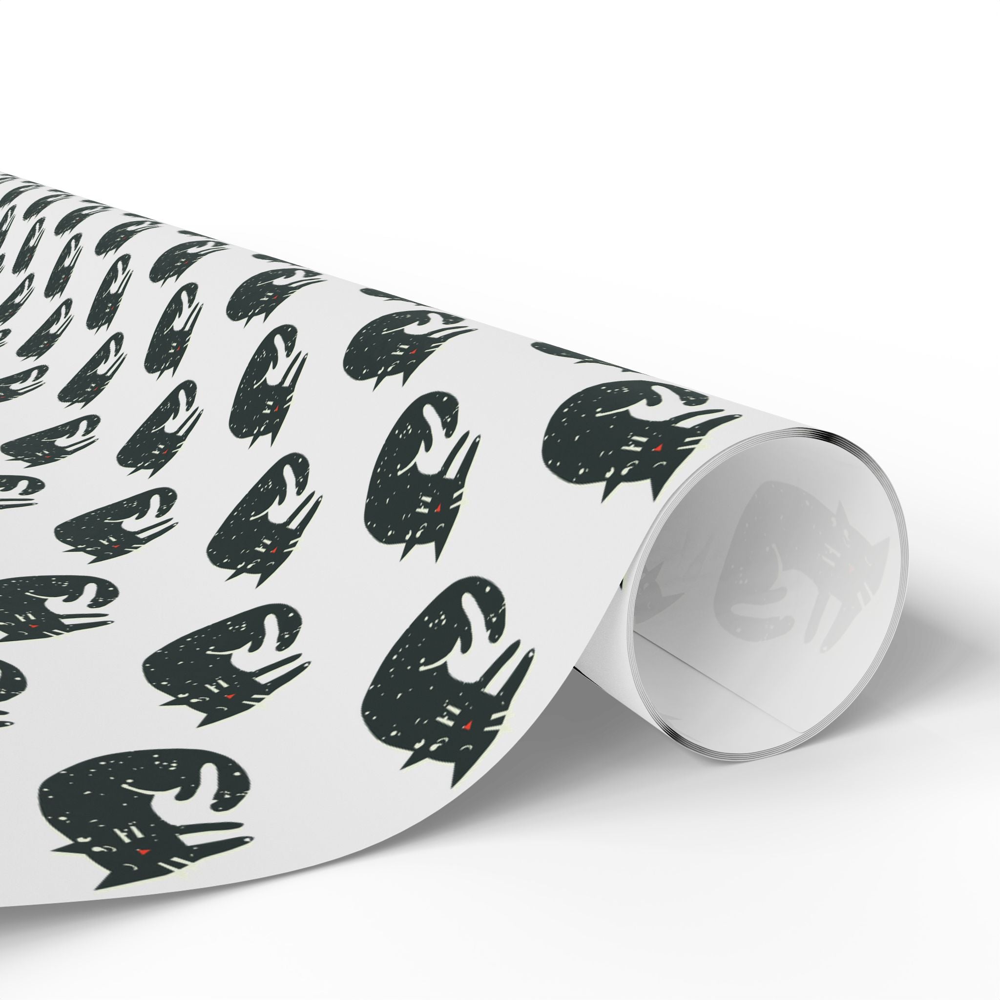 Snowy Cat Holiday Wrap