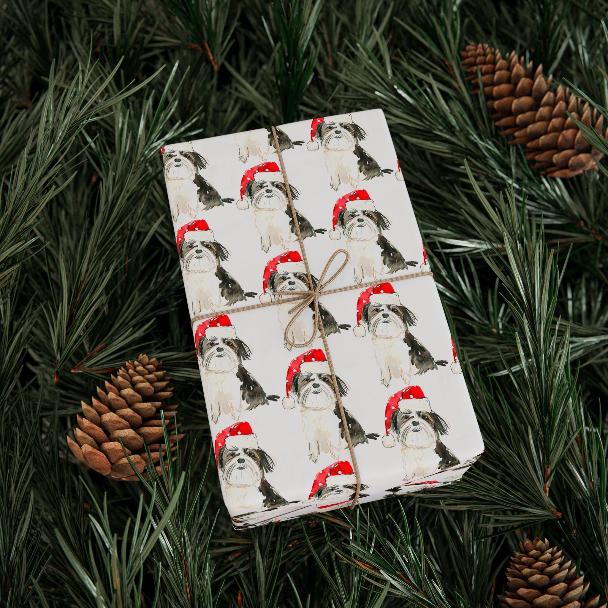 Shih Tzu Holiday Wrap