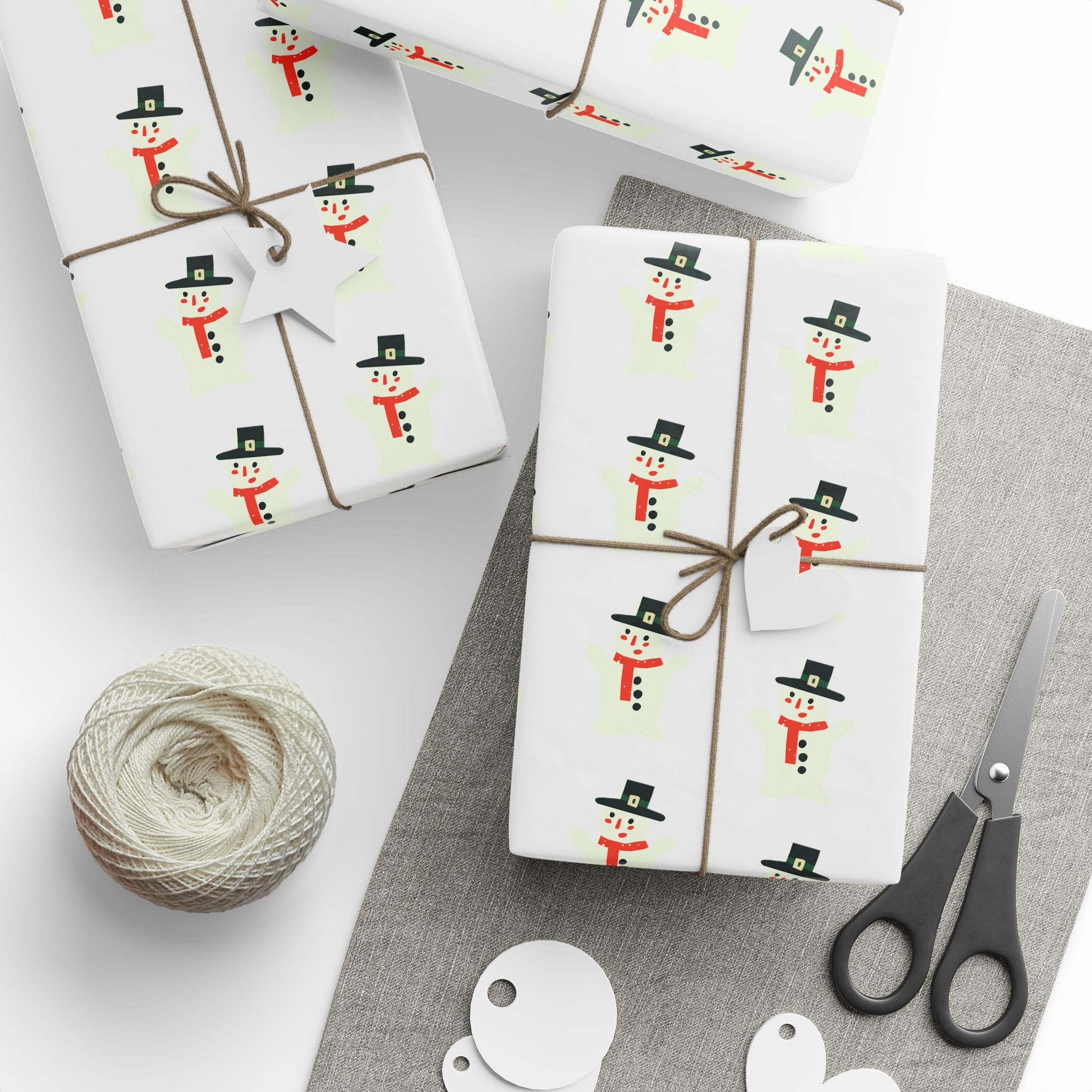 Snowman Holiday Wrap