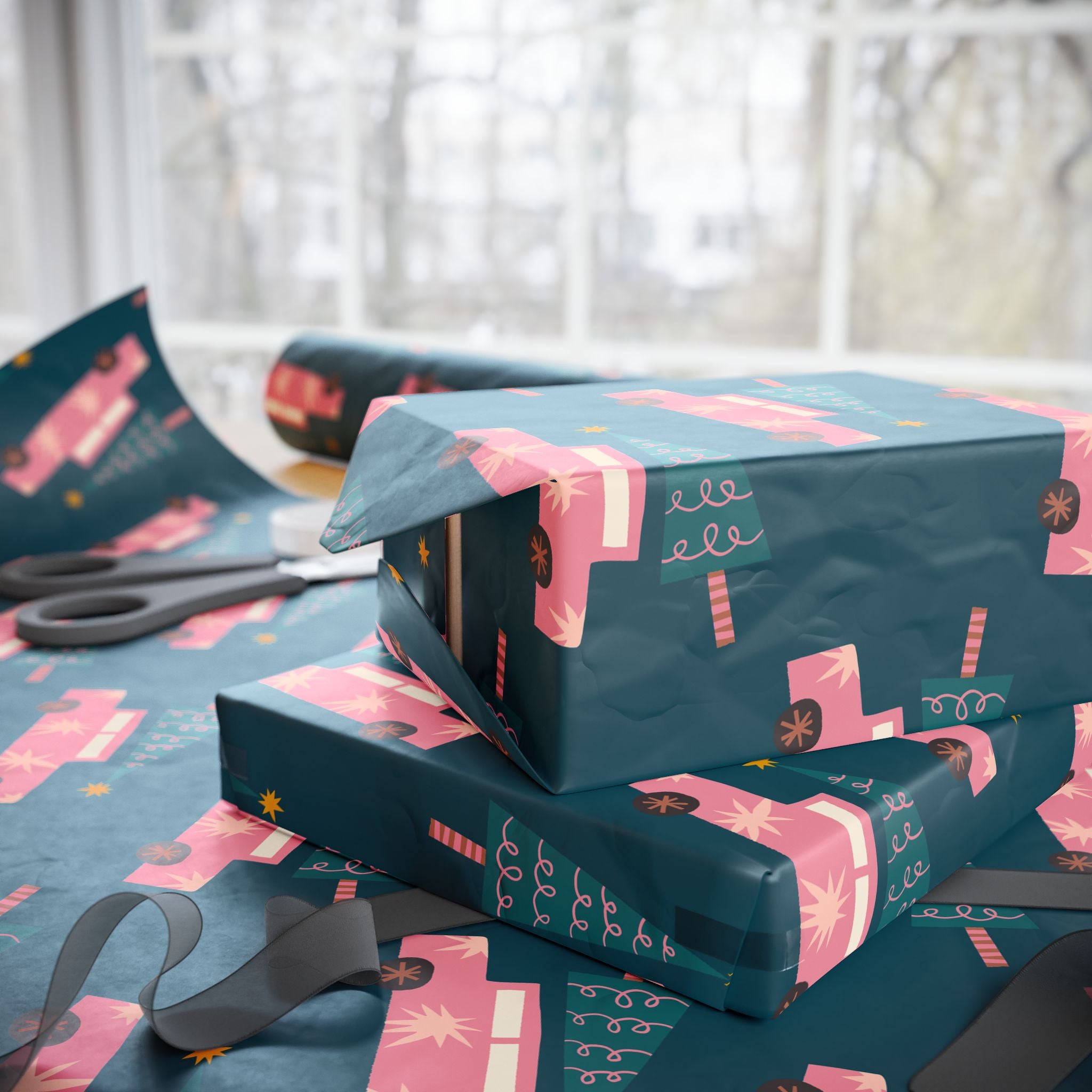 Car & Tree Holiday Wrap