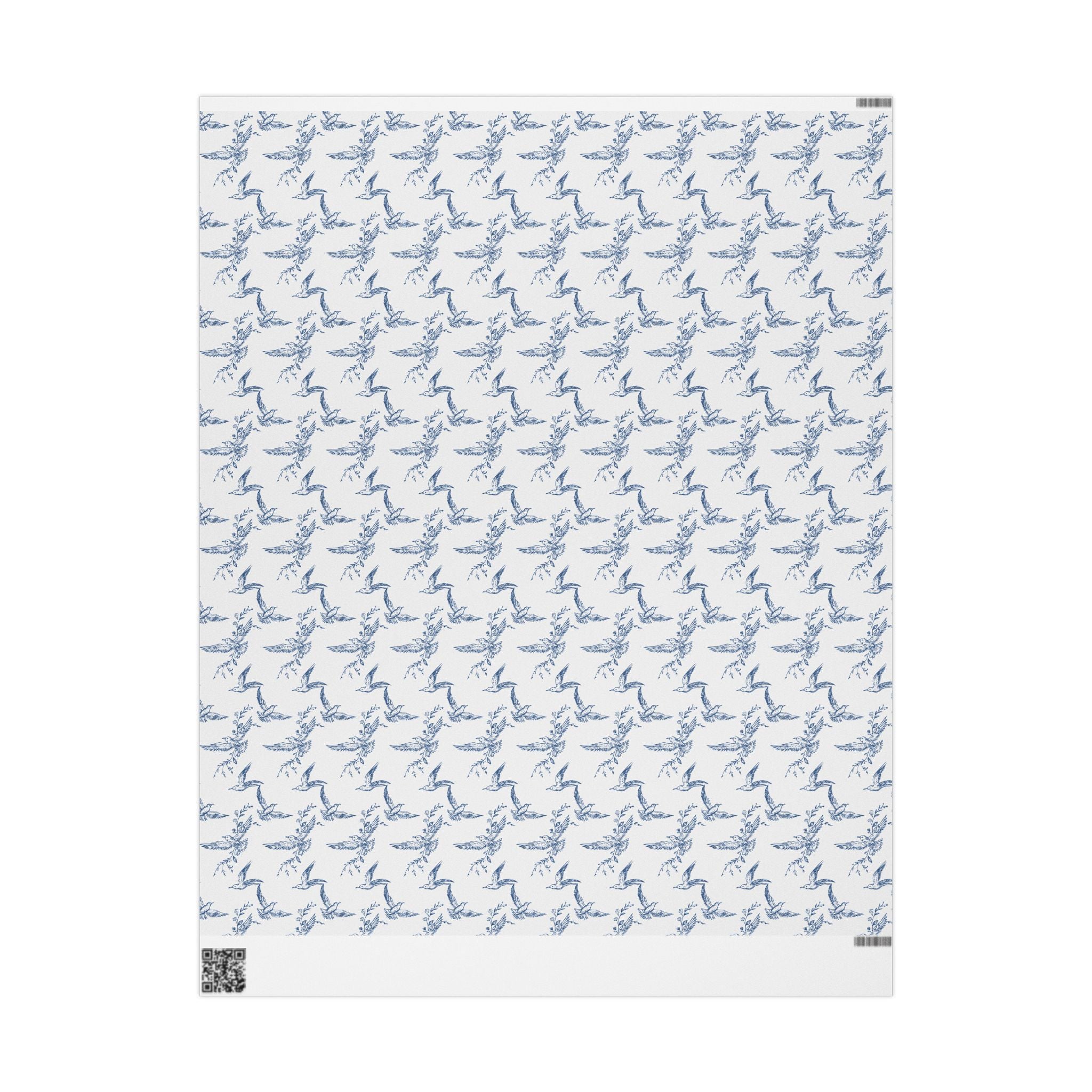 Blue Doves Wrap