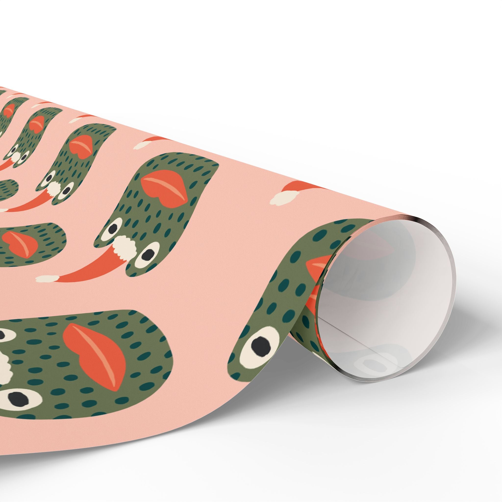 Festive Frogs Holiday Wrap