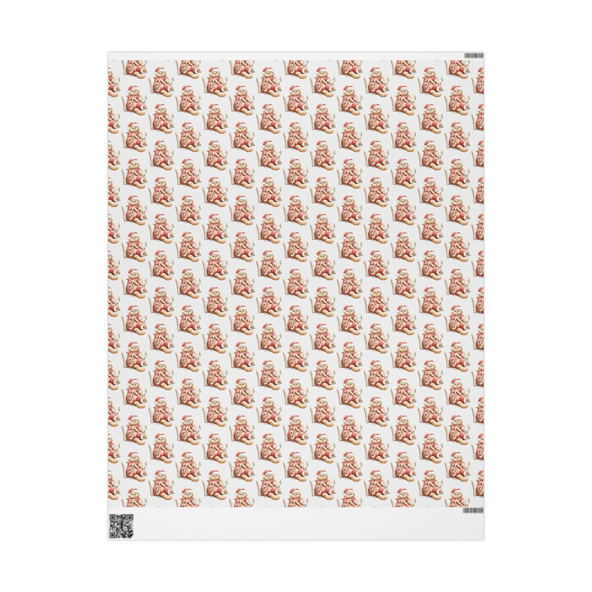Santa Cat Holiday Wrap