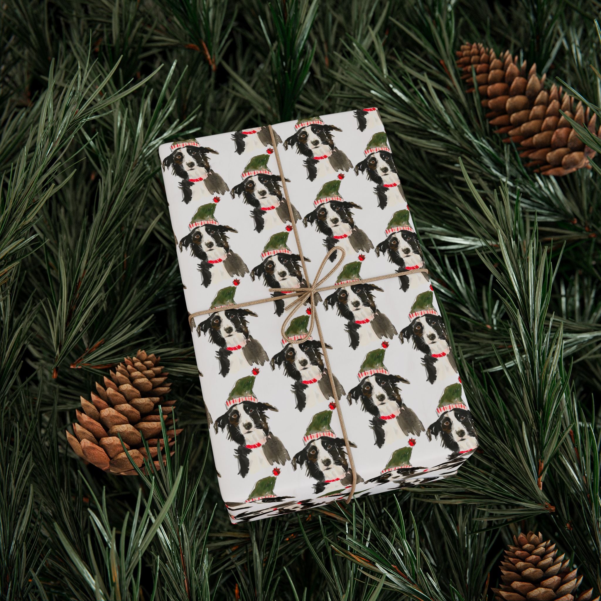 Australian Shepard Holiday Wrap