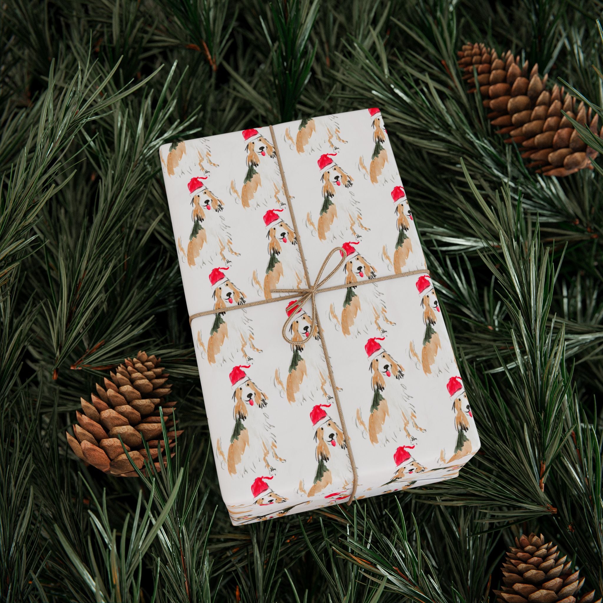 Cocker Spaniel Holiday Wrap