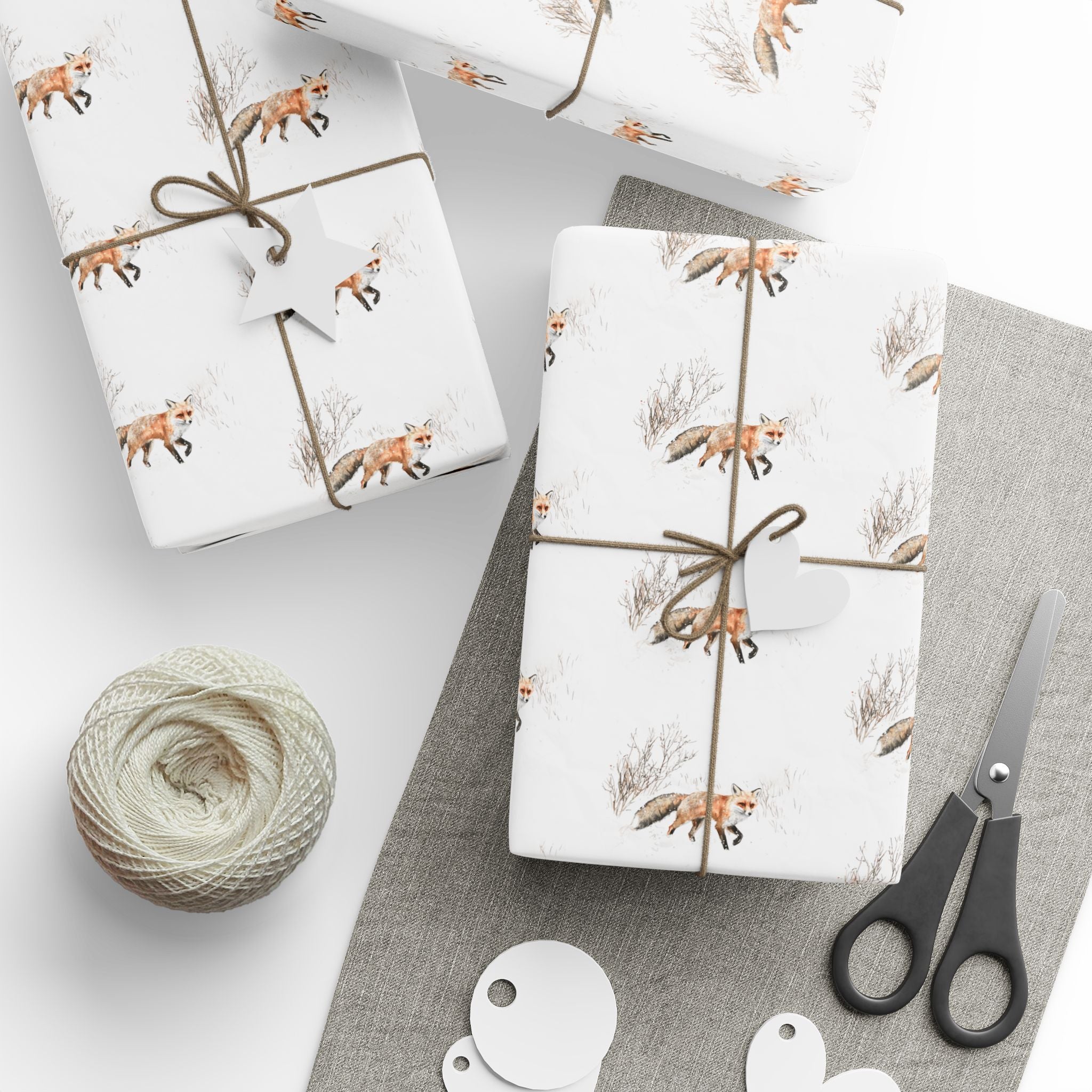 Winter Fox Holiday Wrap