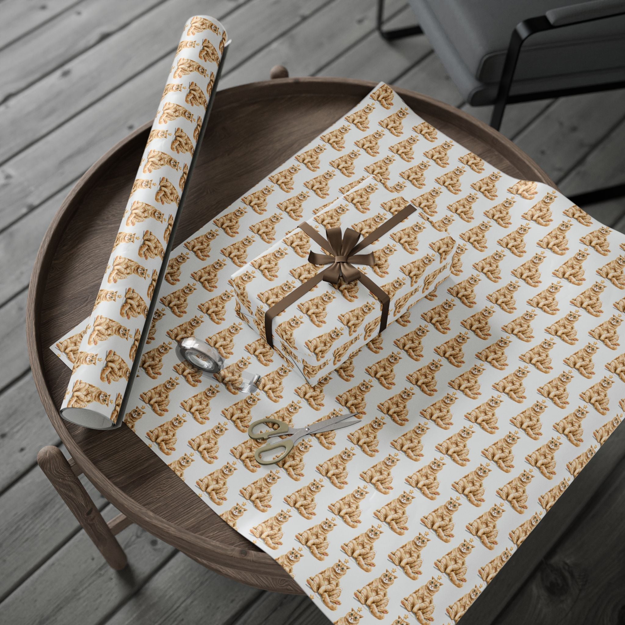 Star Cat Holiday Wrap