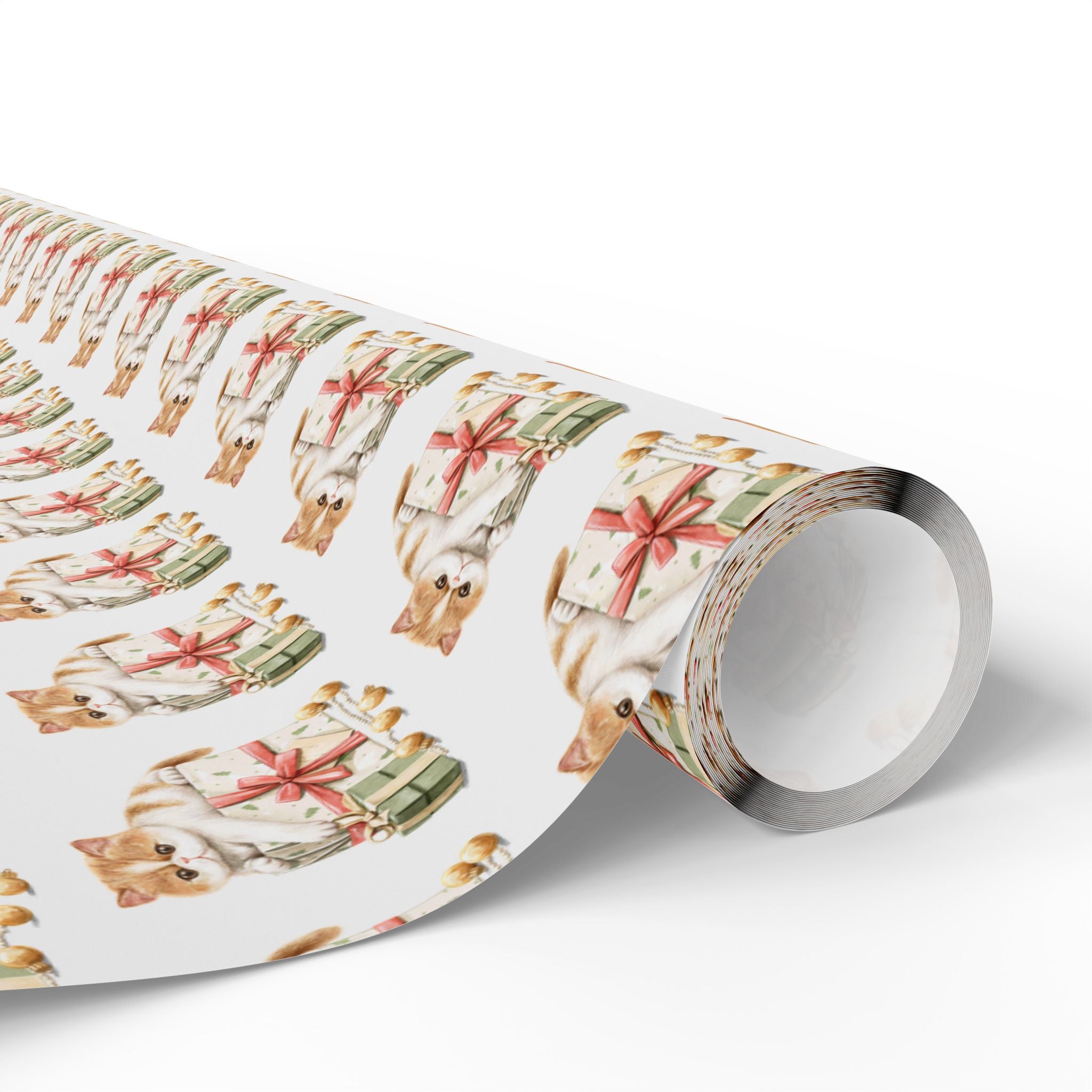 Sad Cat Holiday Wrap