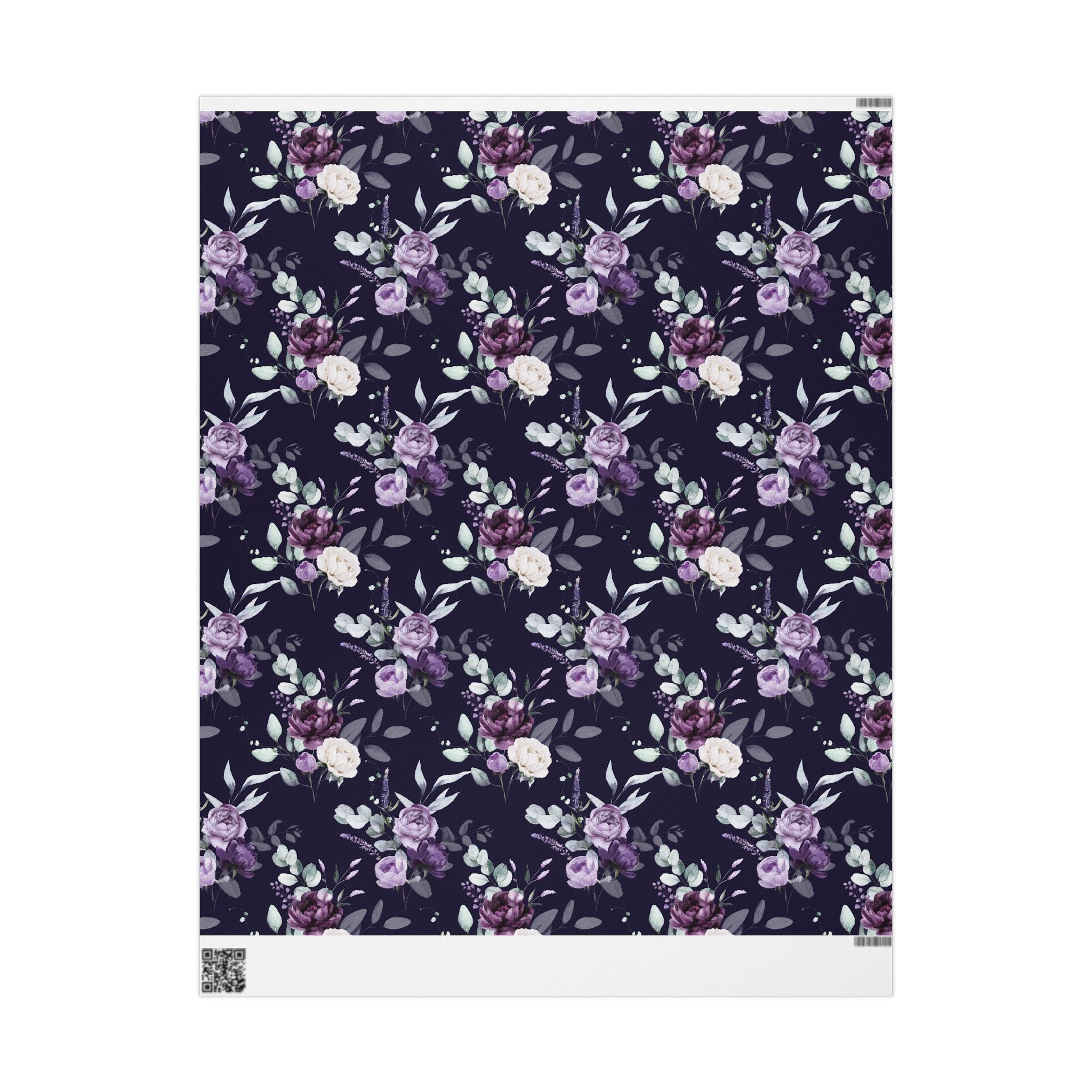 Purple Floral Wrap