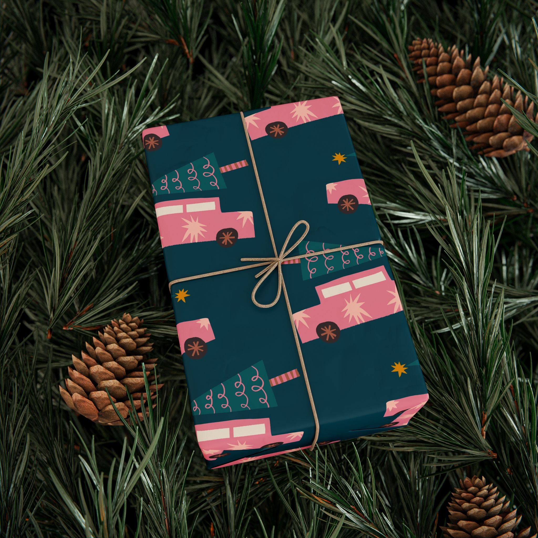 Car & Tree Holiday Wrap