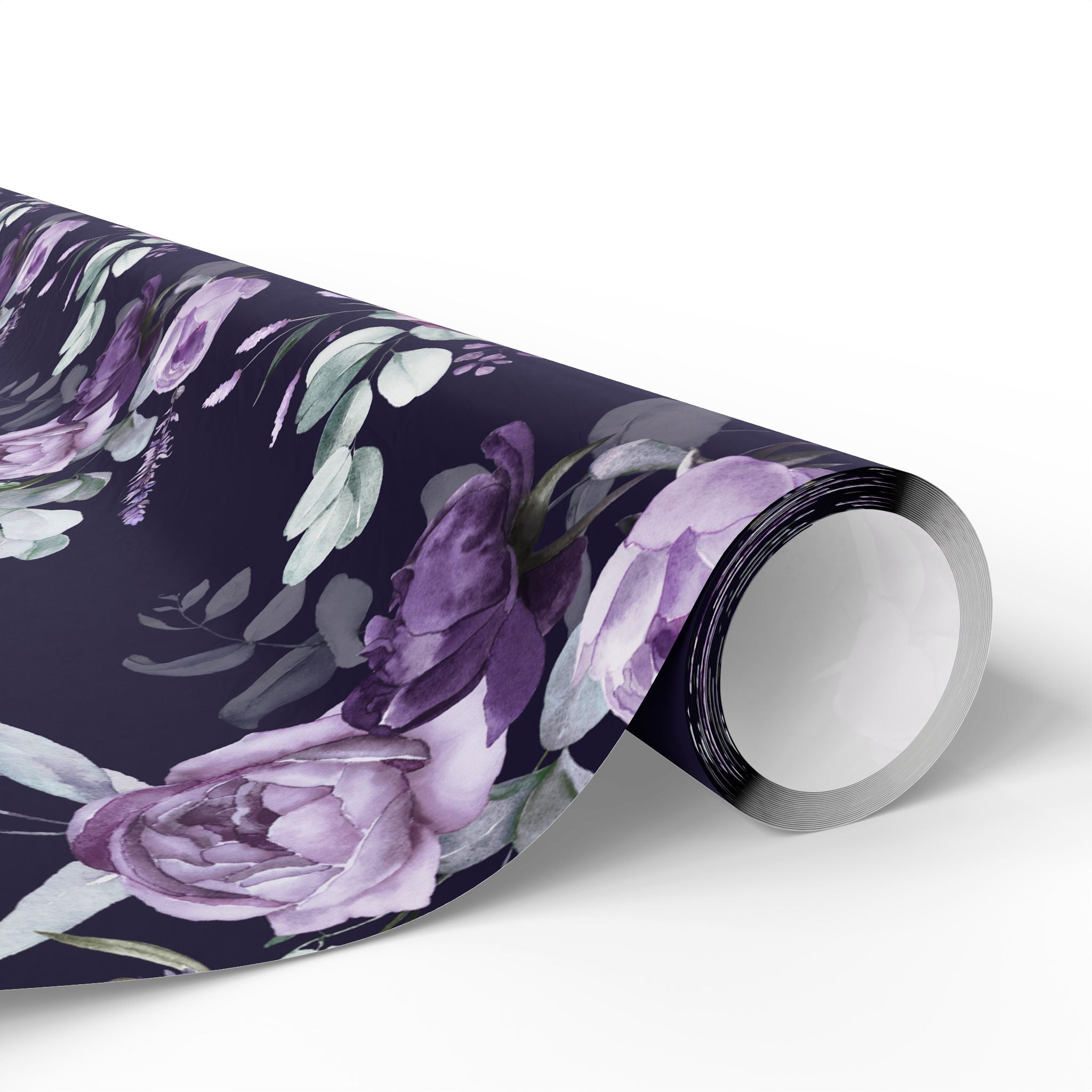 Purple Floral Wrap