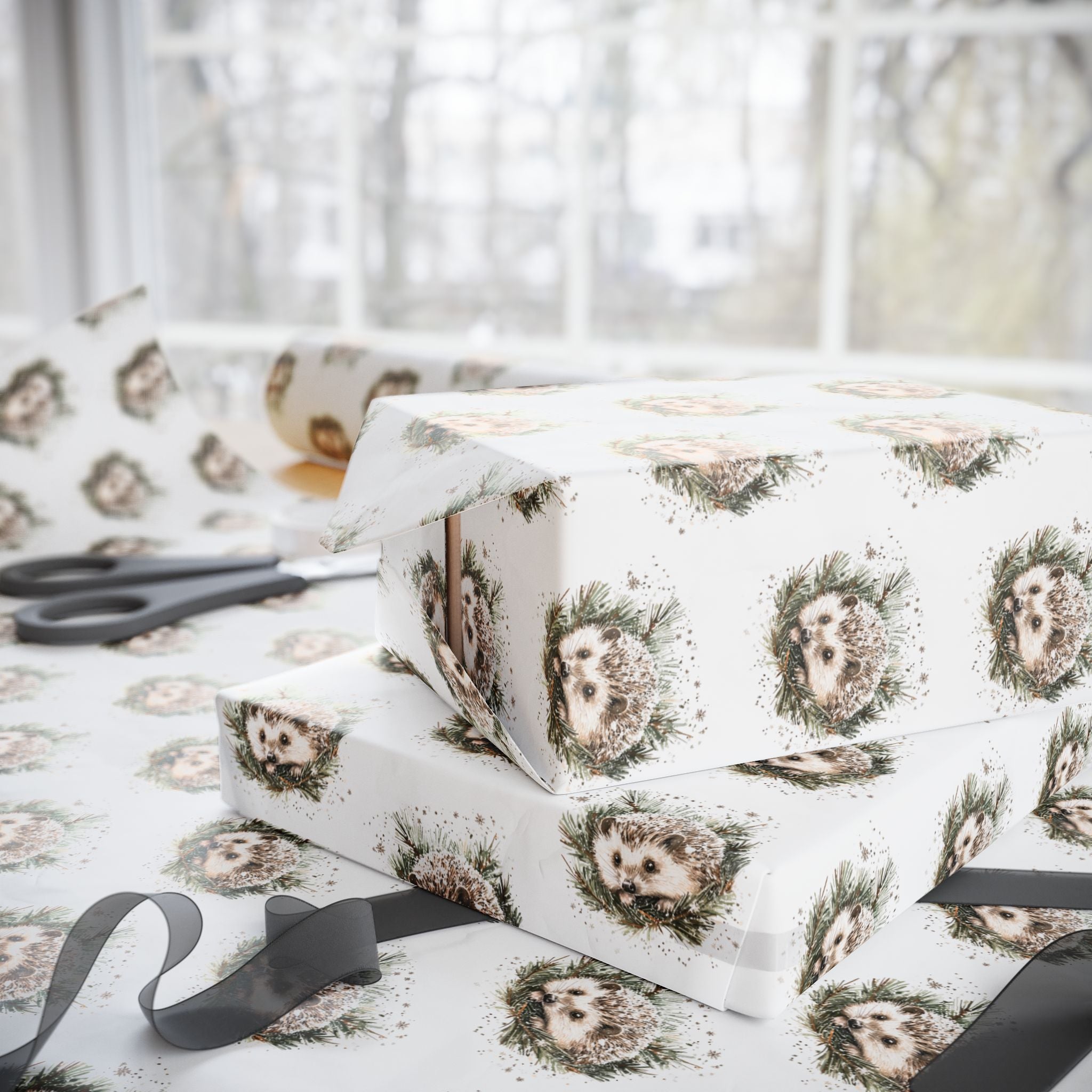 Porcupine Holiday Wrap