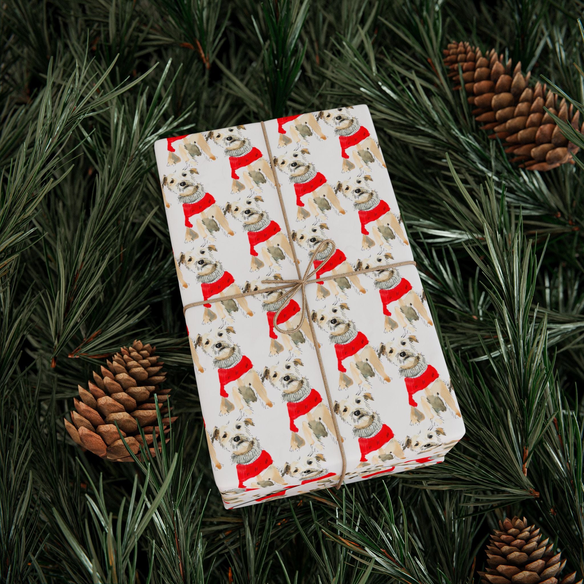 Westie Holiday Wrap