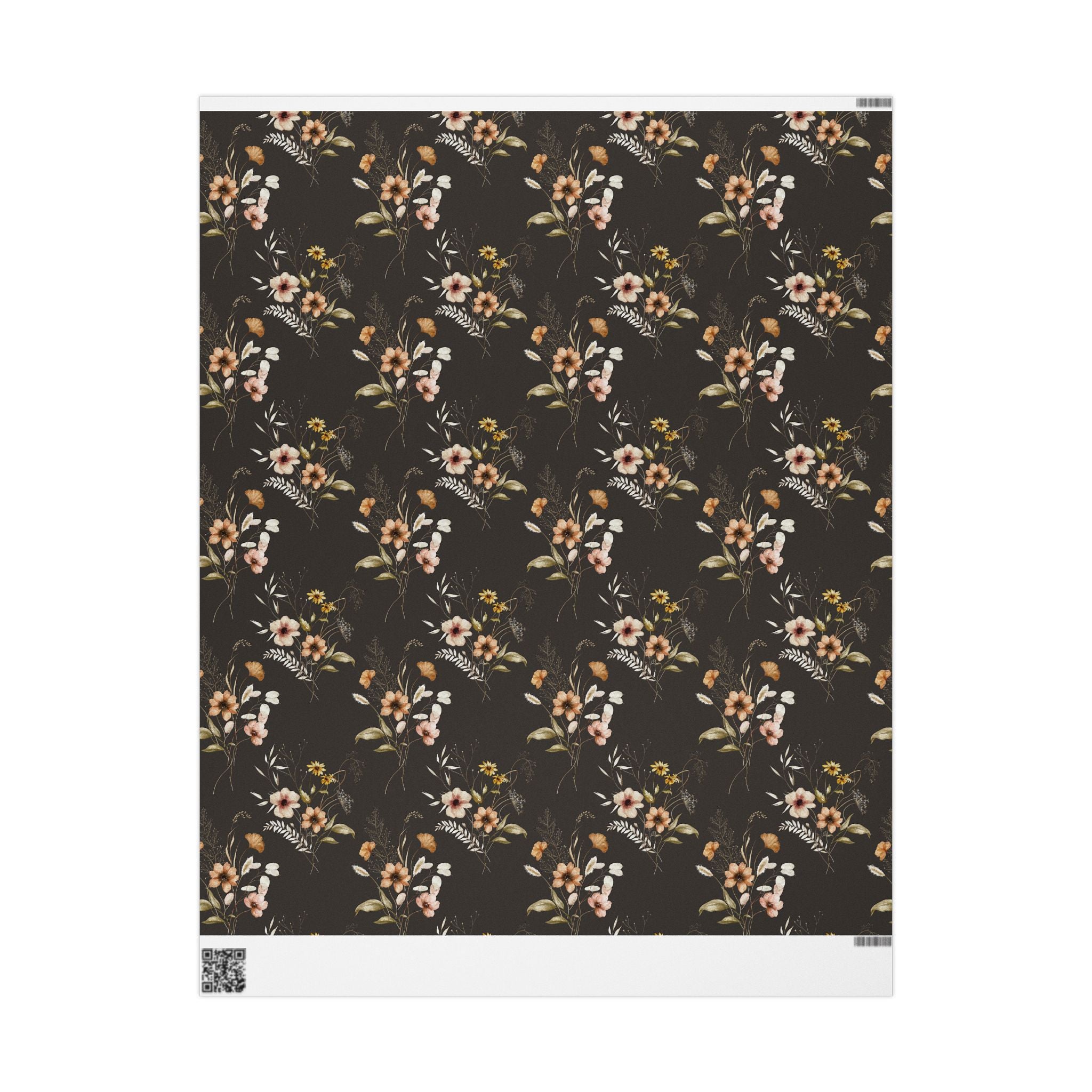 Dark Floral Wrap