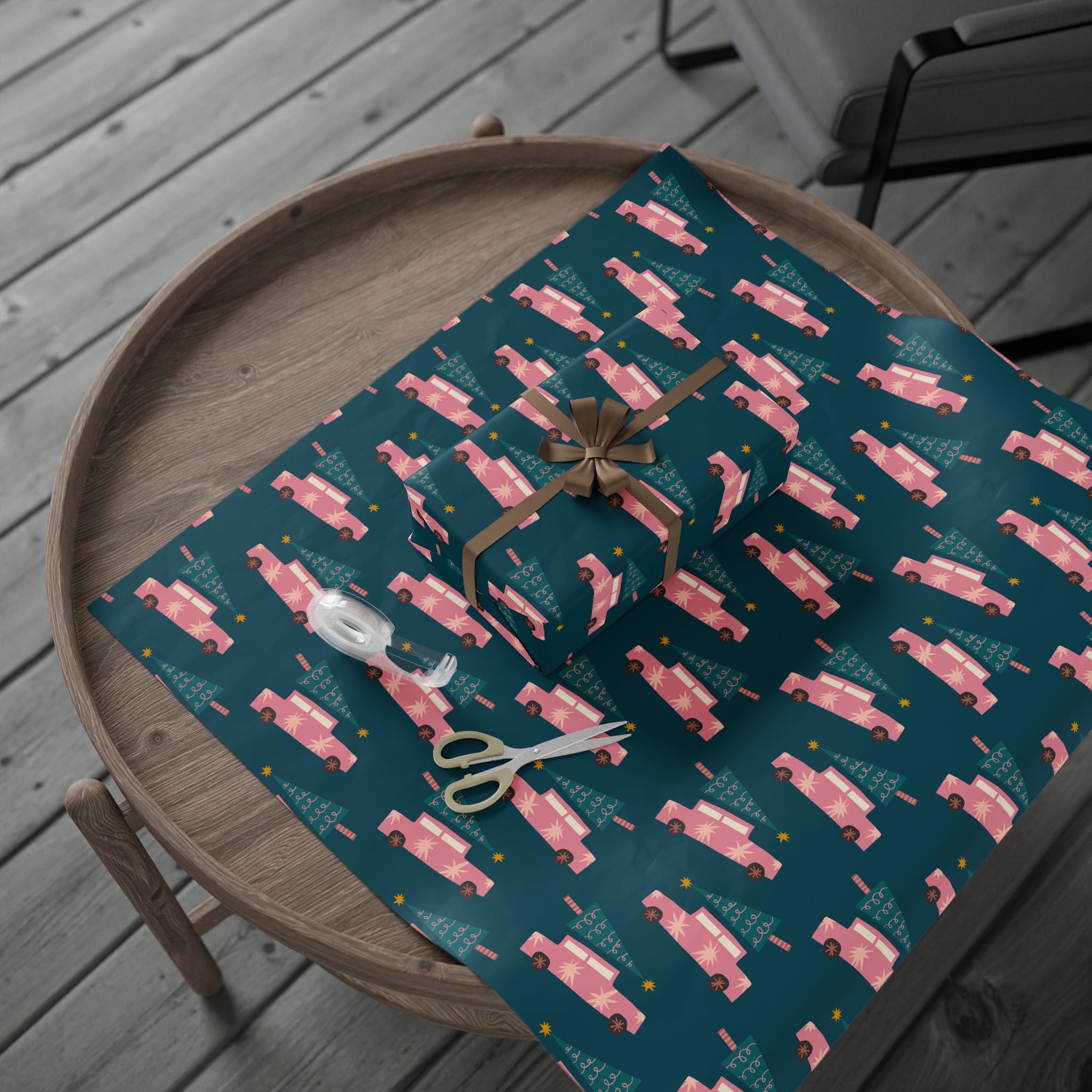 Car & Tree Holiday Wrap