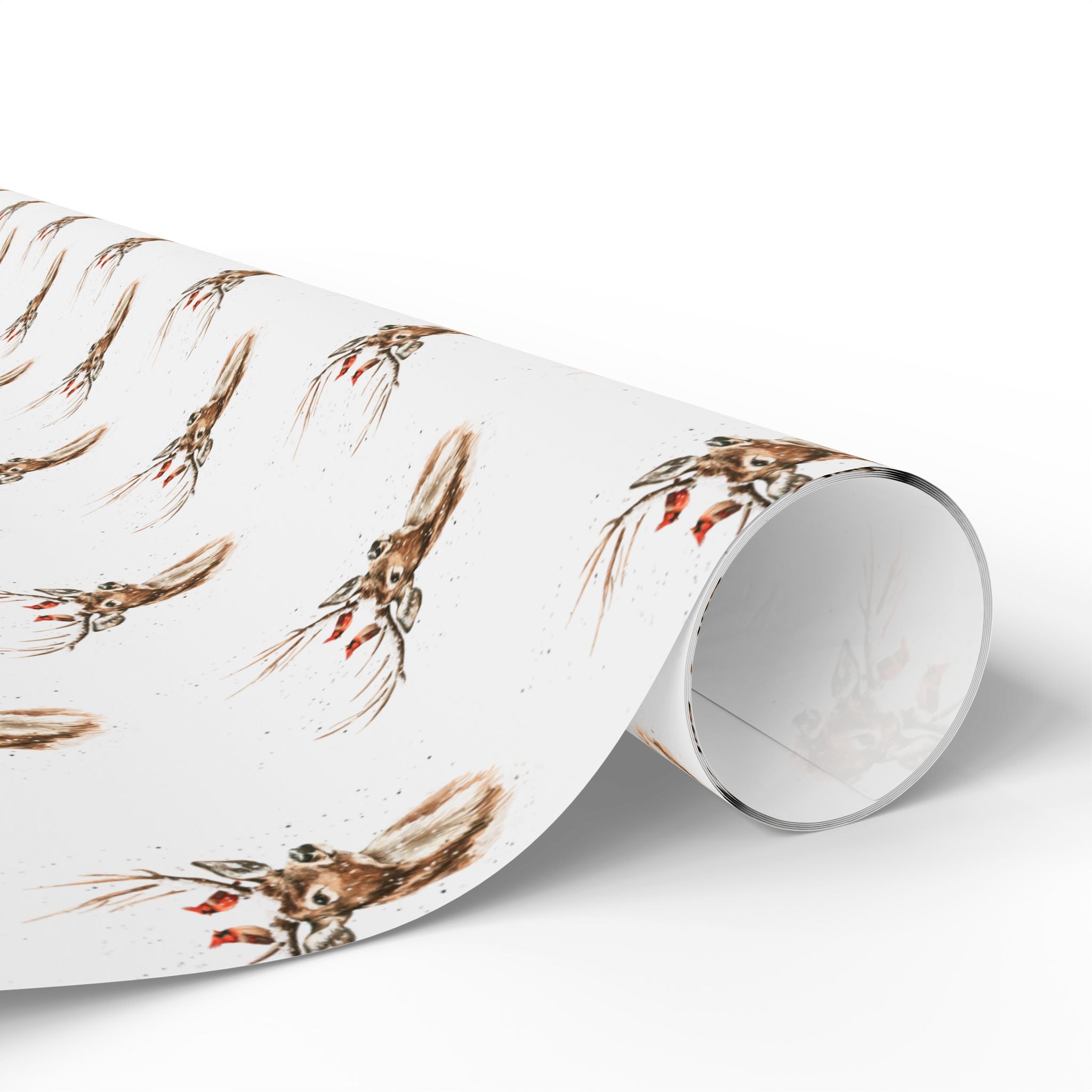 Deer & Cardinals Holiday Wrap