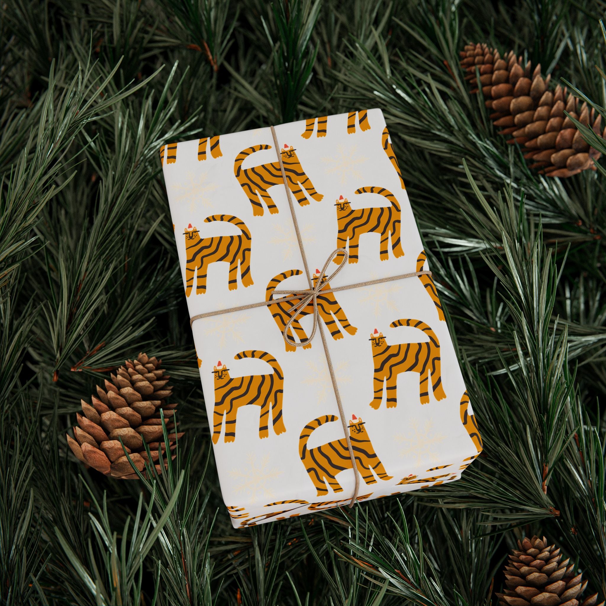 Festive Tigers Holiday Wrap