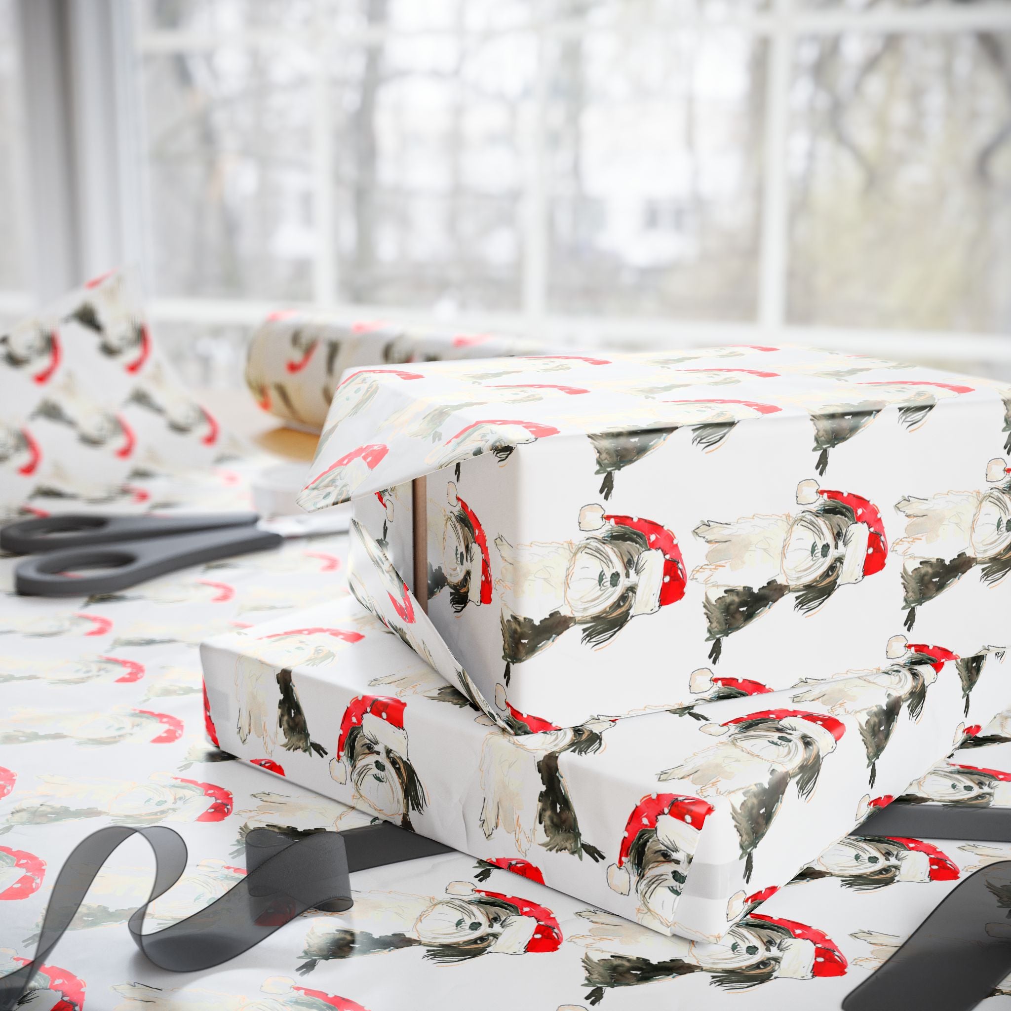 Shih Tzu Holiday Wrap