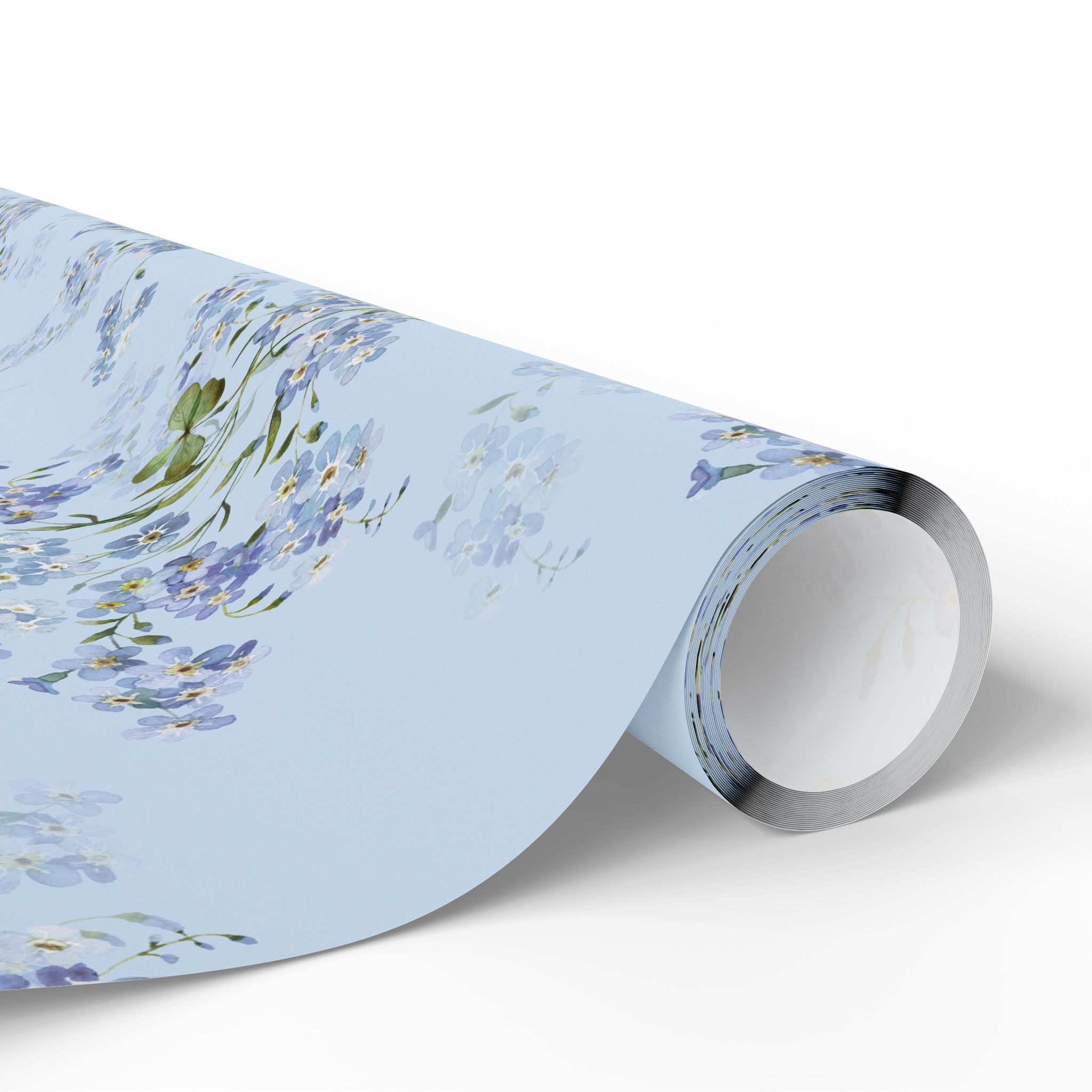 Baby Blue Floral Wrap