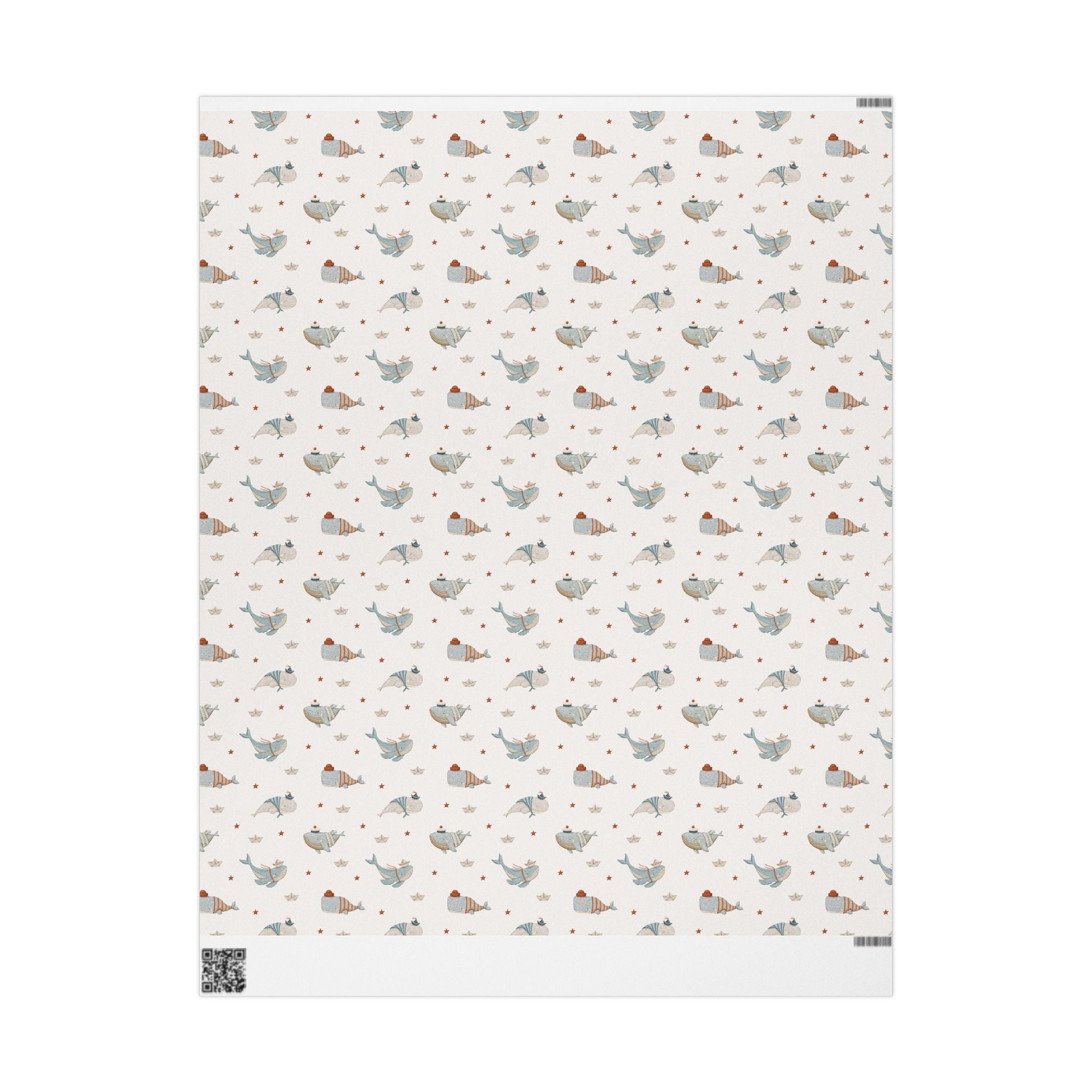 Whales in Hats Wrap