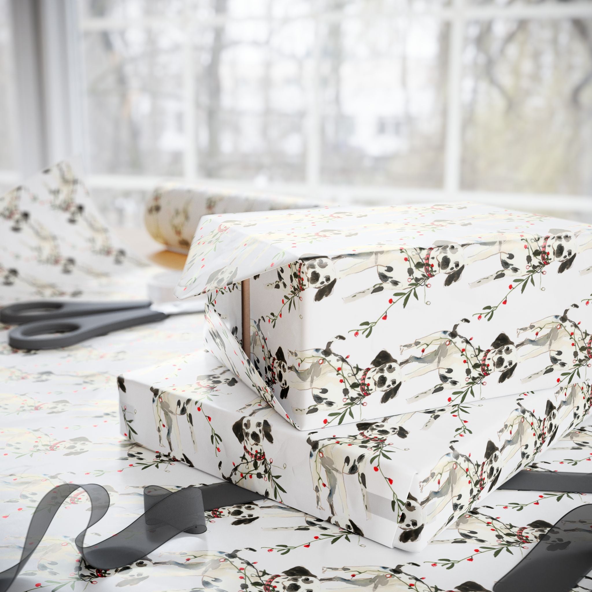 Dalmatian Holiday Wrap