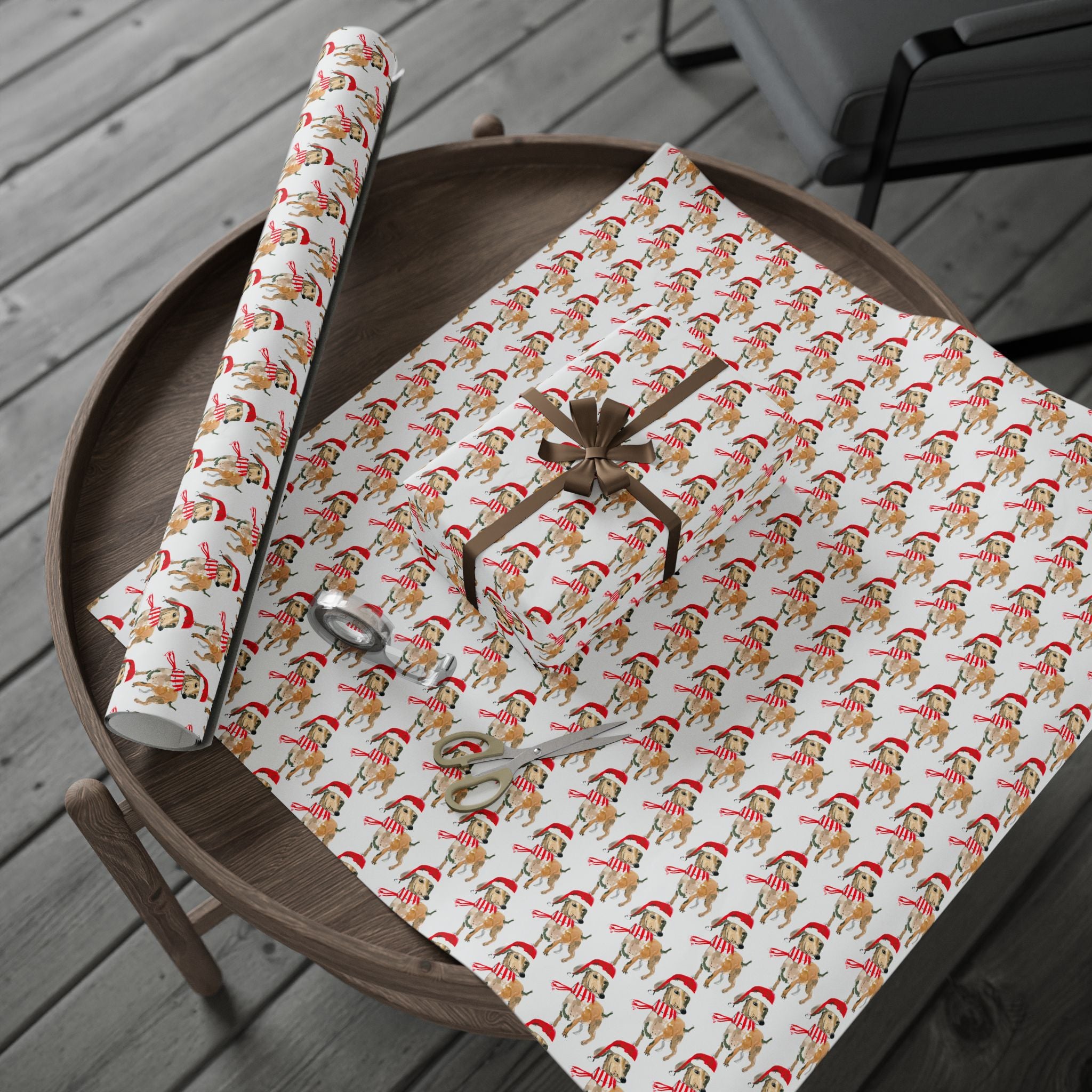 Dachshund Holiday Wrap