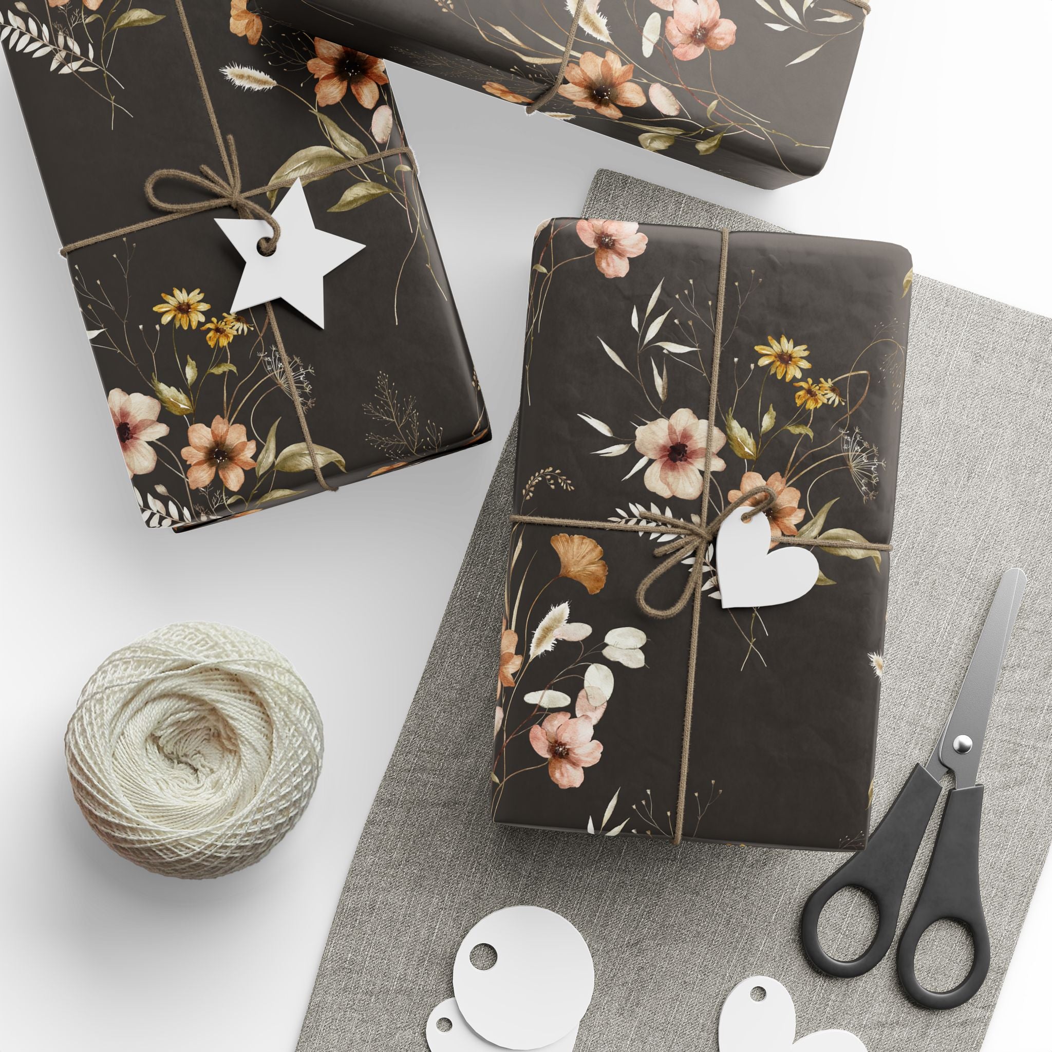 Dark Floral Wrap