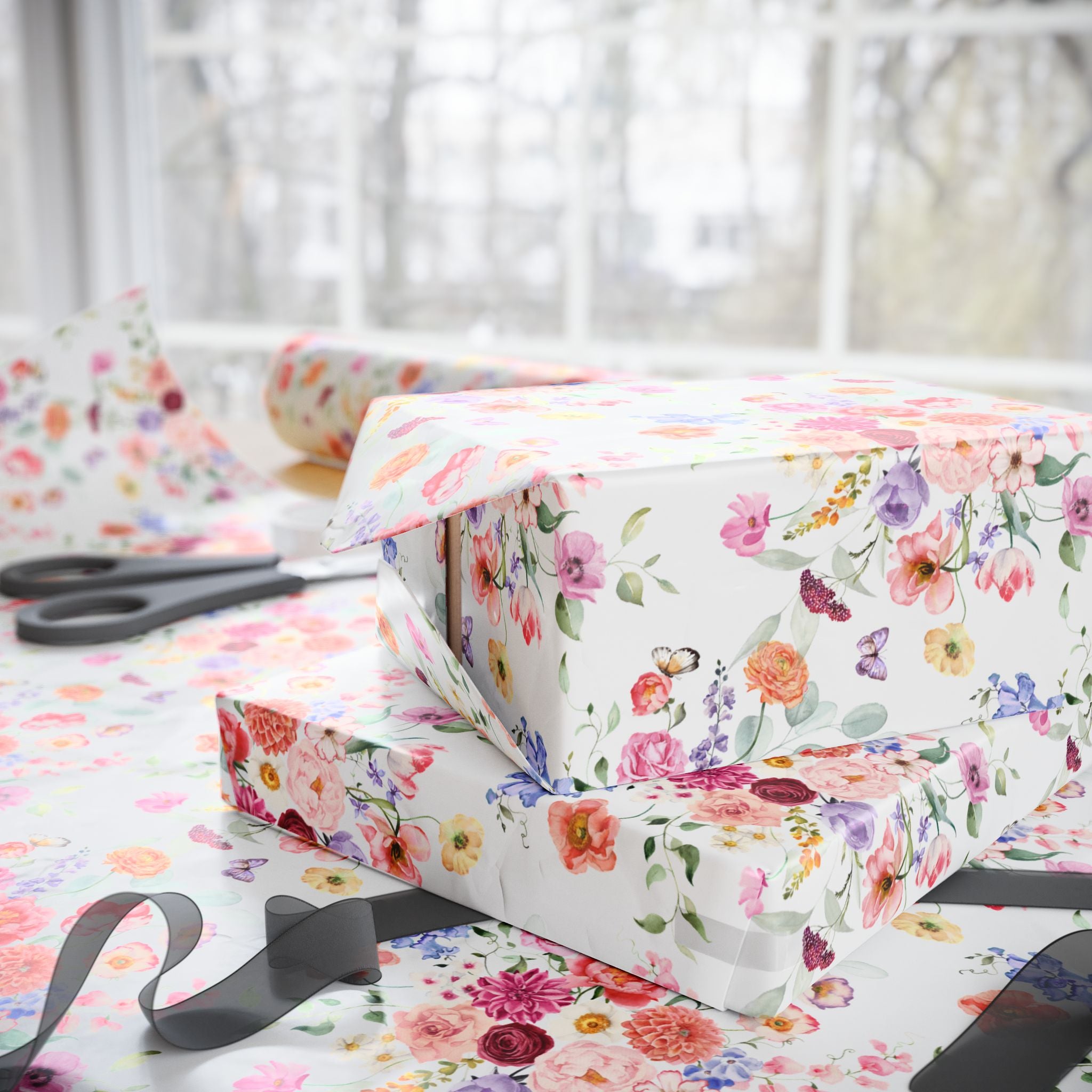 Colorful Floral Wrap