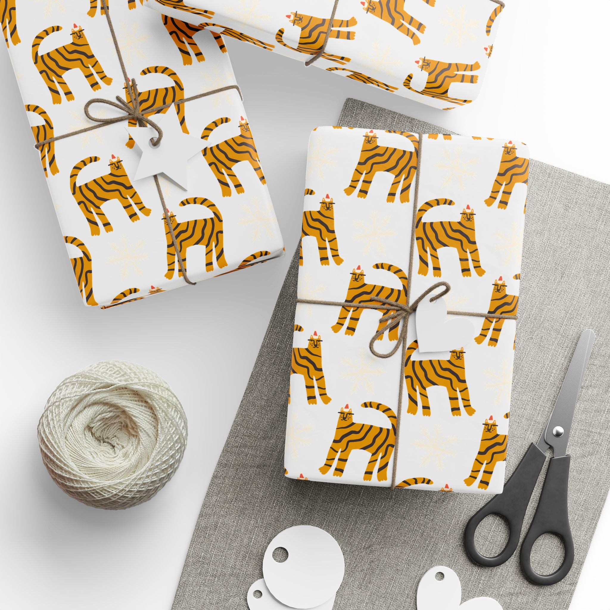 Festive Tigers Holiday Wrap