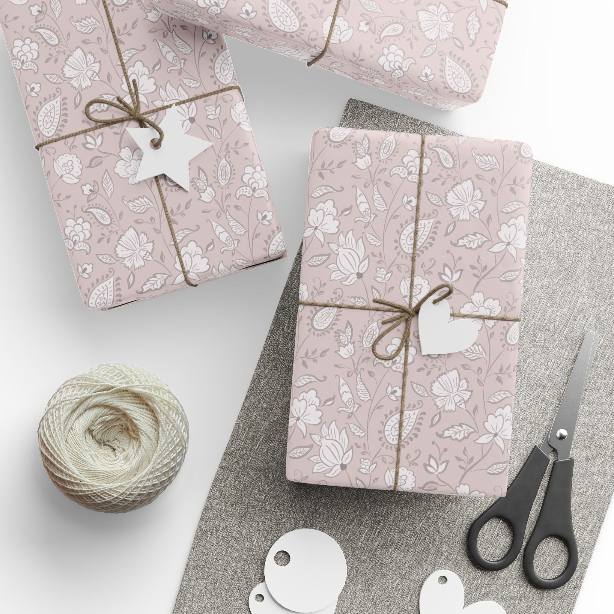 Neutral Paisley Wrap