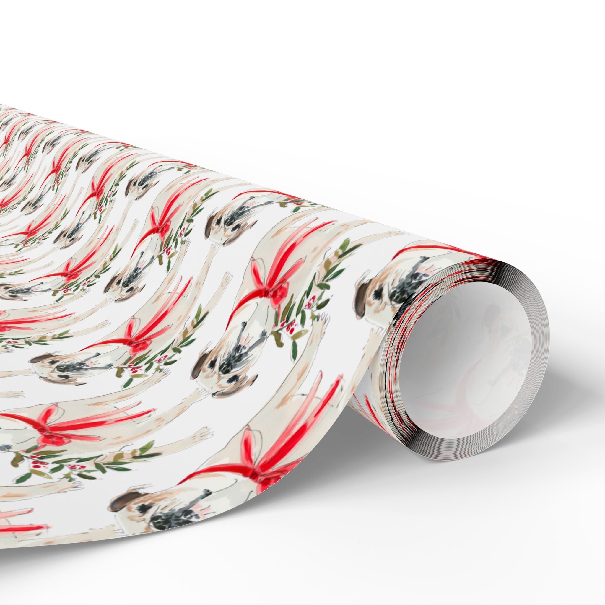 English Bulldog Holiday Wrap