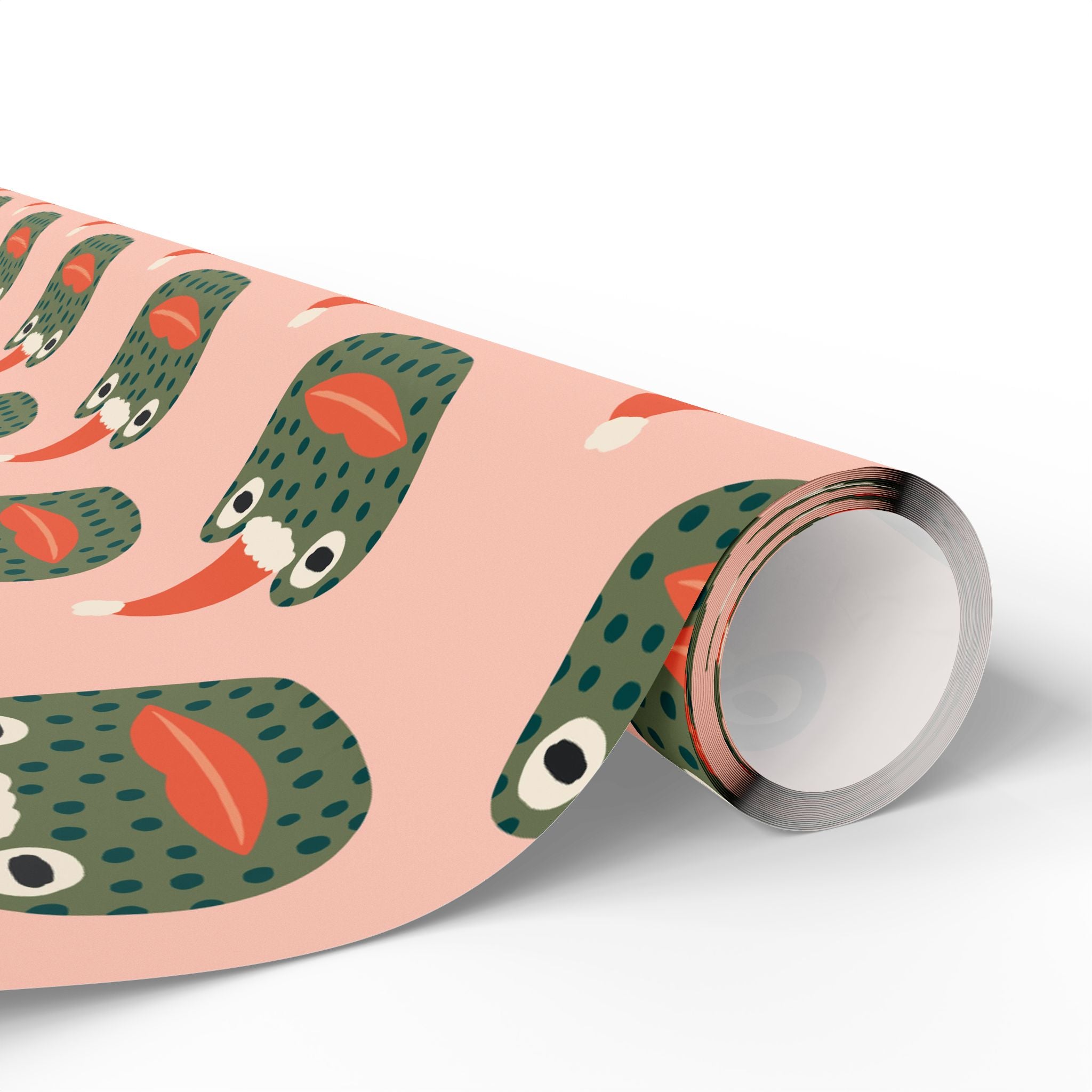 Festive Frogs Holiday Wrap