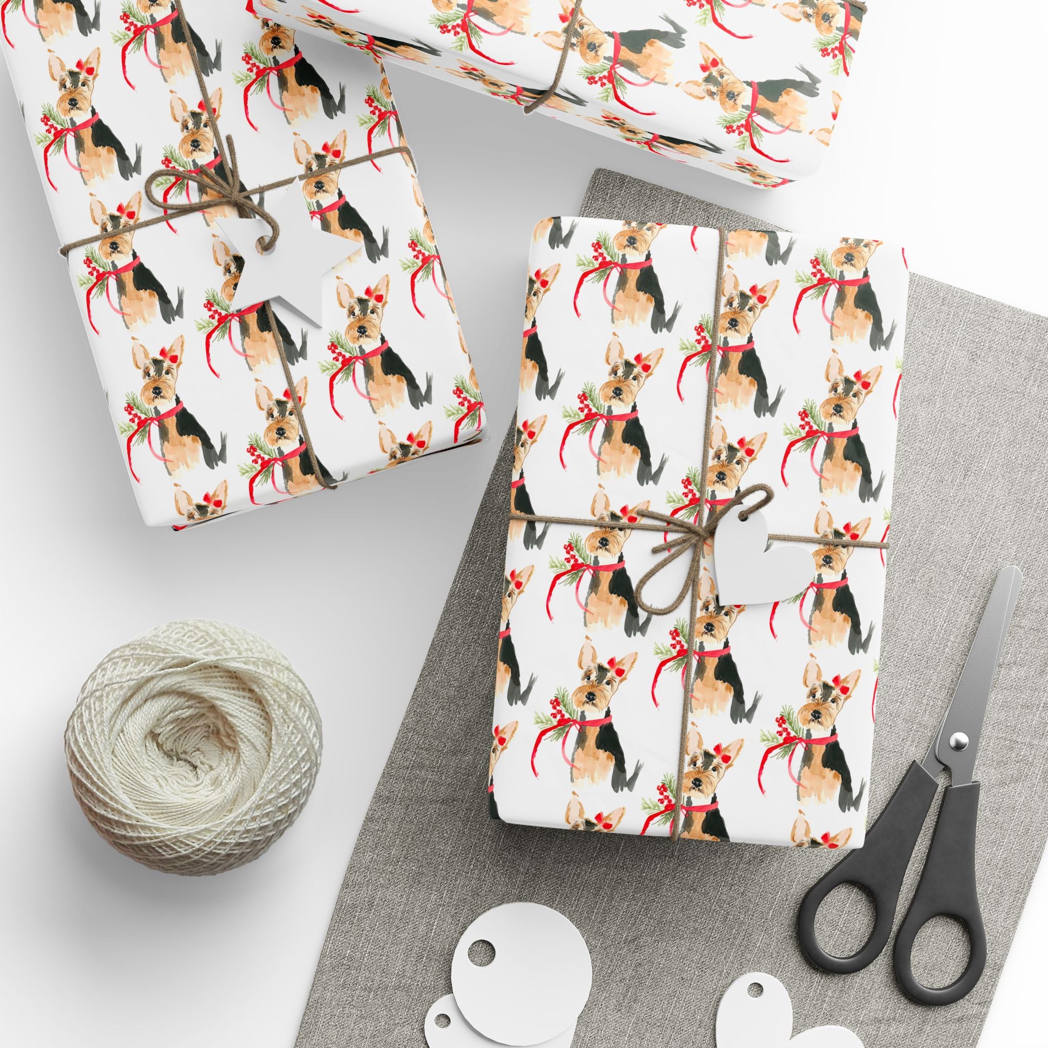 Yorkie Holiday Wrap