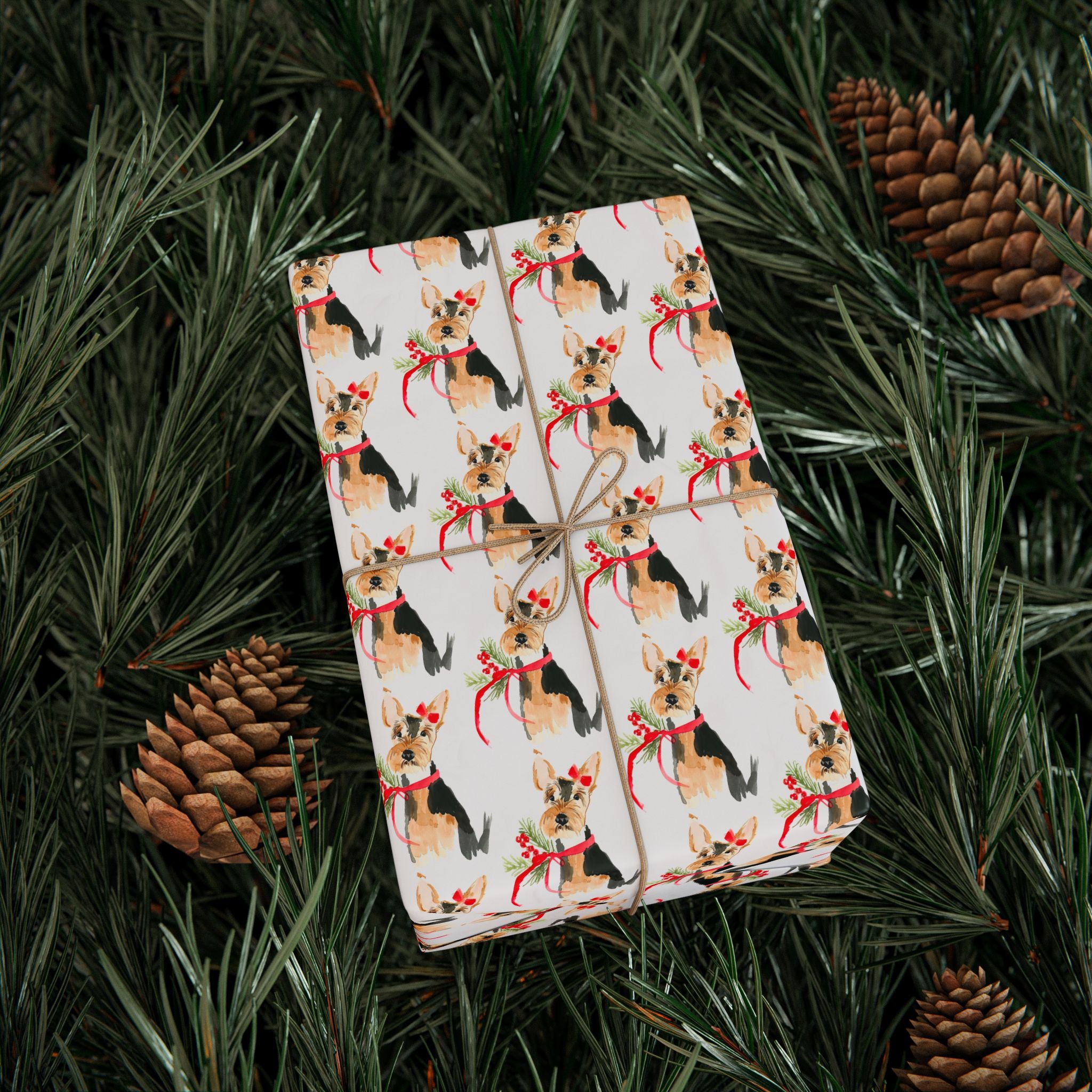 Yorkie Holiday Wrap