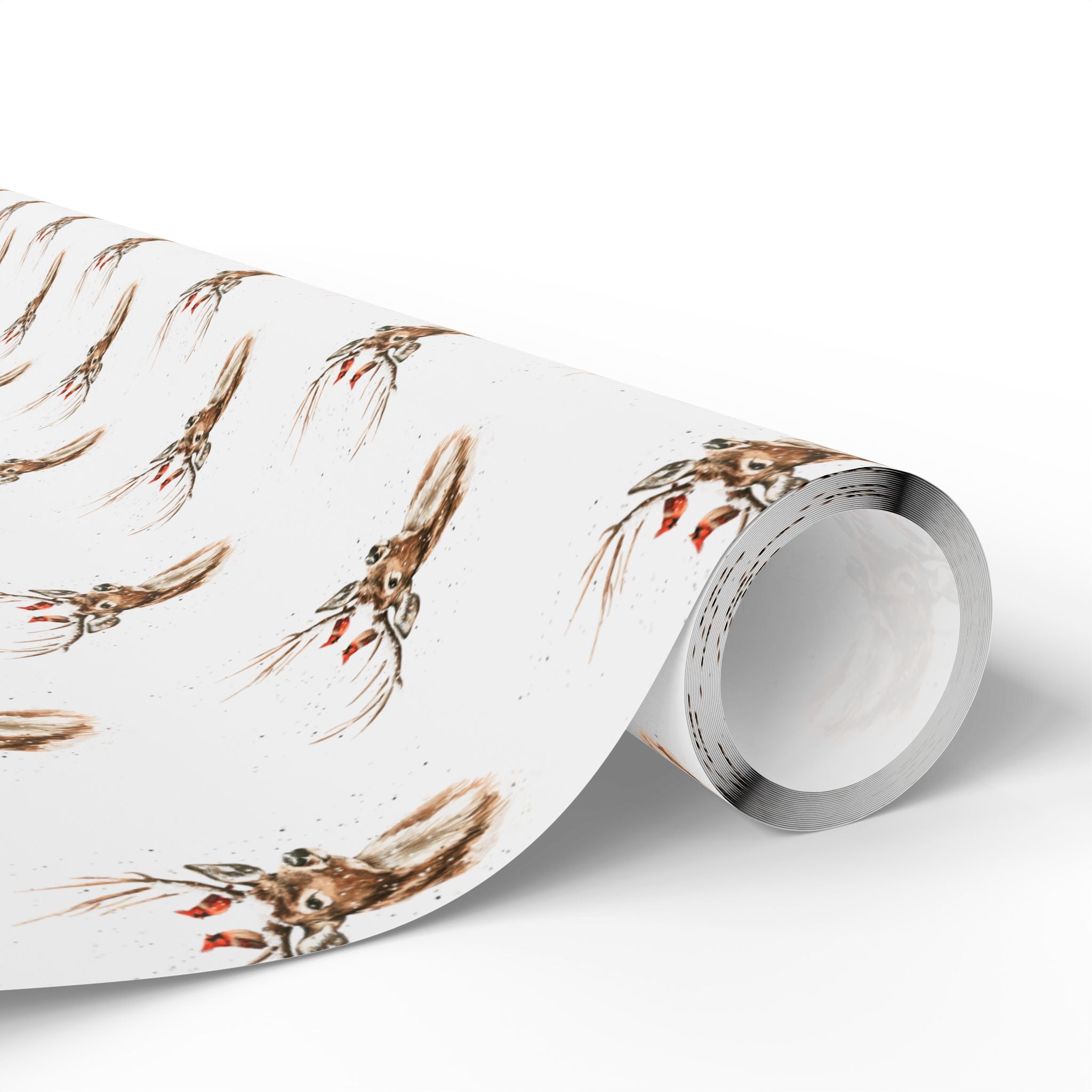 Deer & Cardinals Holiday Wrap