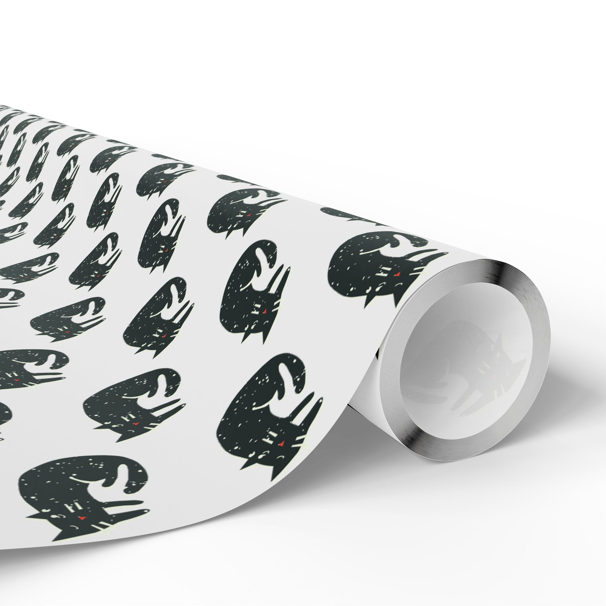 Snowy Cat Holiday Wrap
