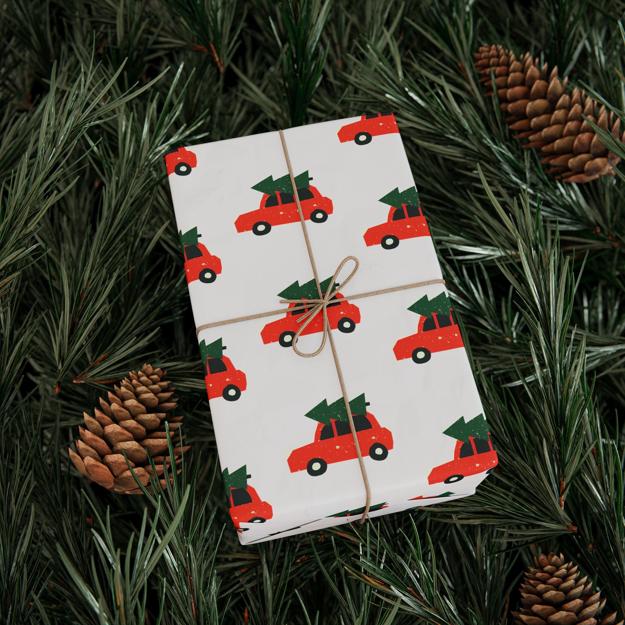 Picking up the Tree Holiday Wrap