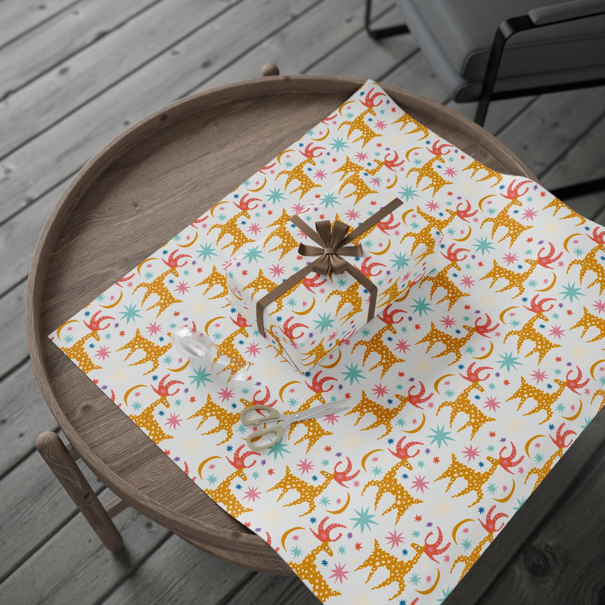 Festive Deer Holiday Wrap