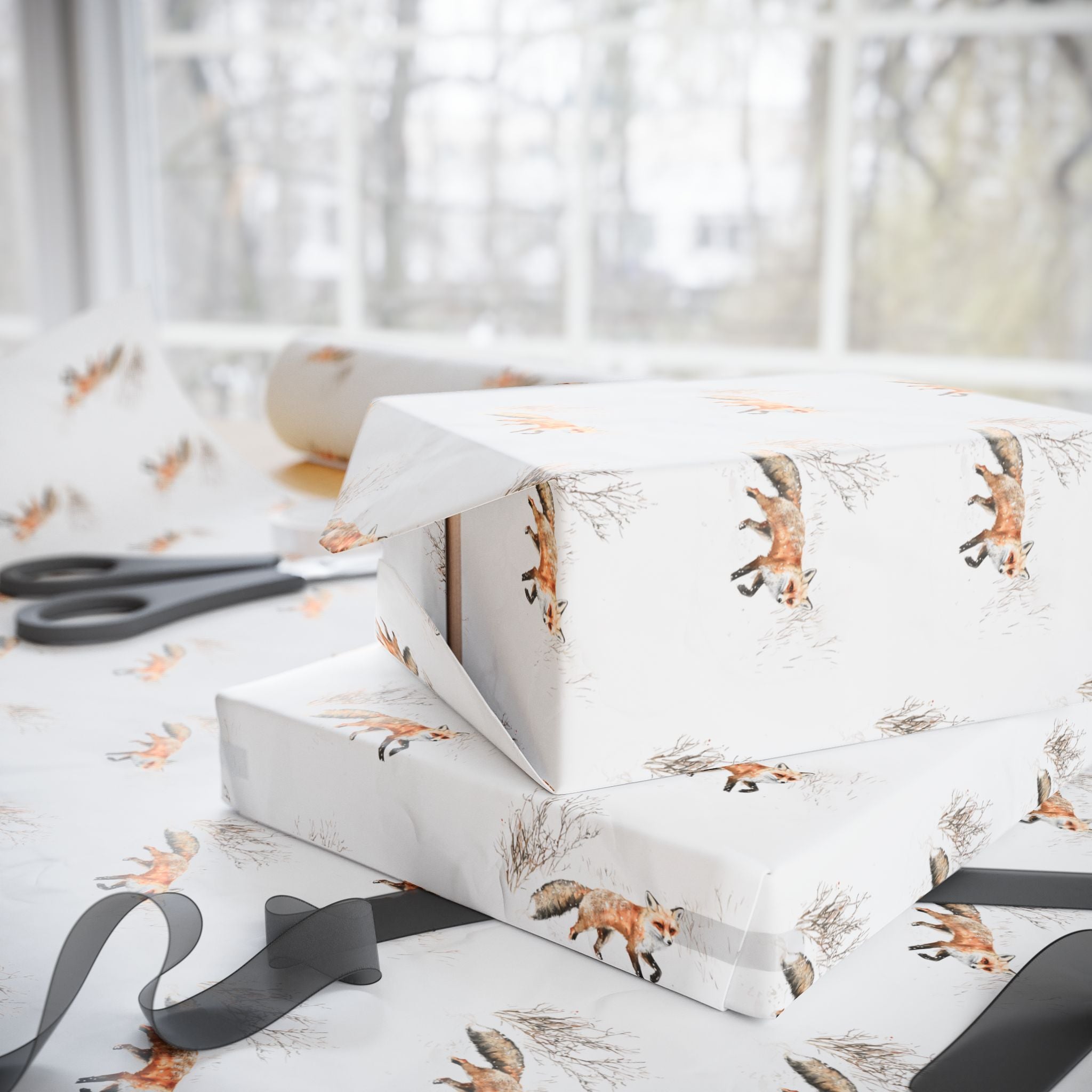 Winter Fox Holiday Wrap