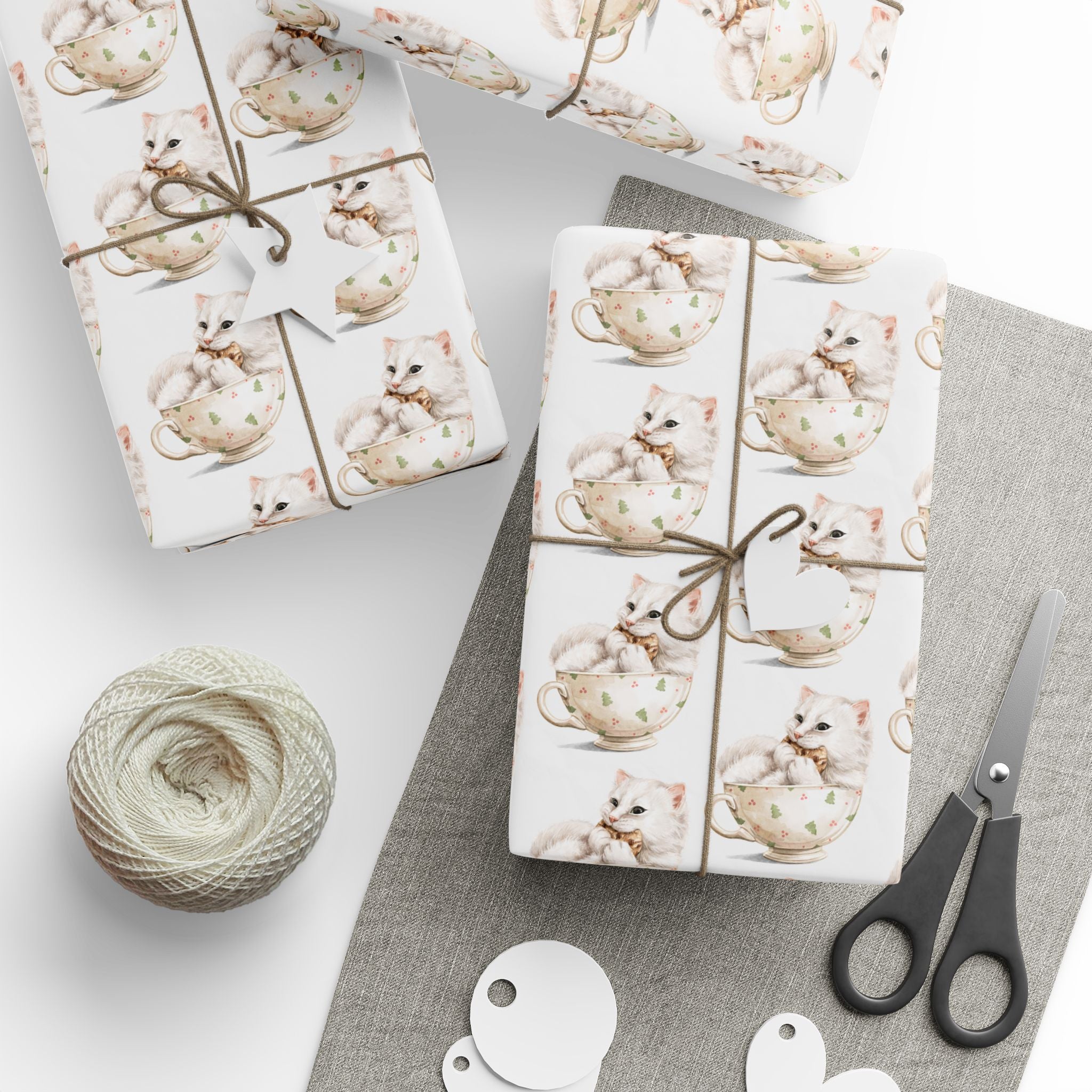 Cookie Cat Holiday Wrap
